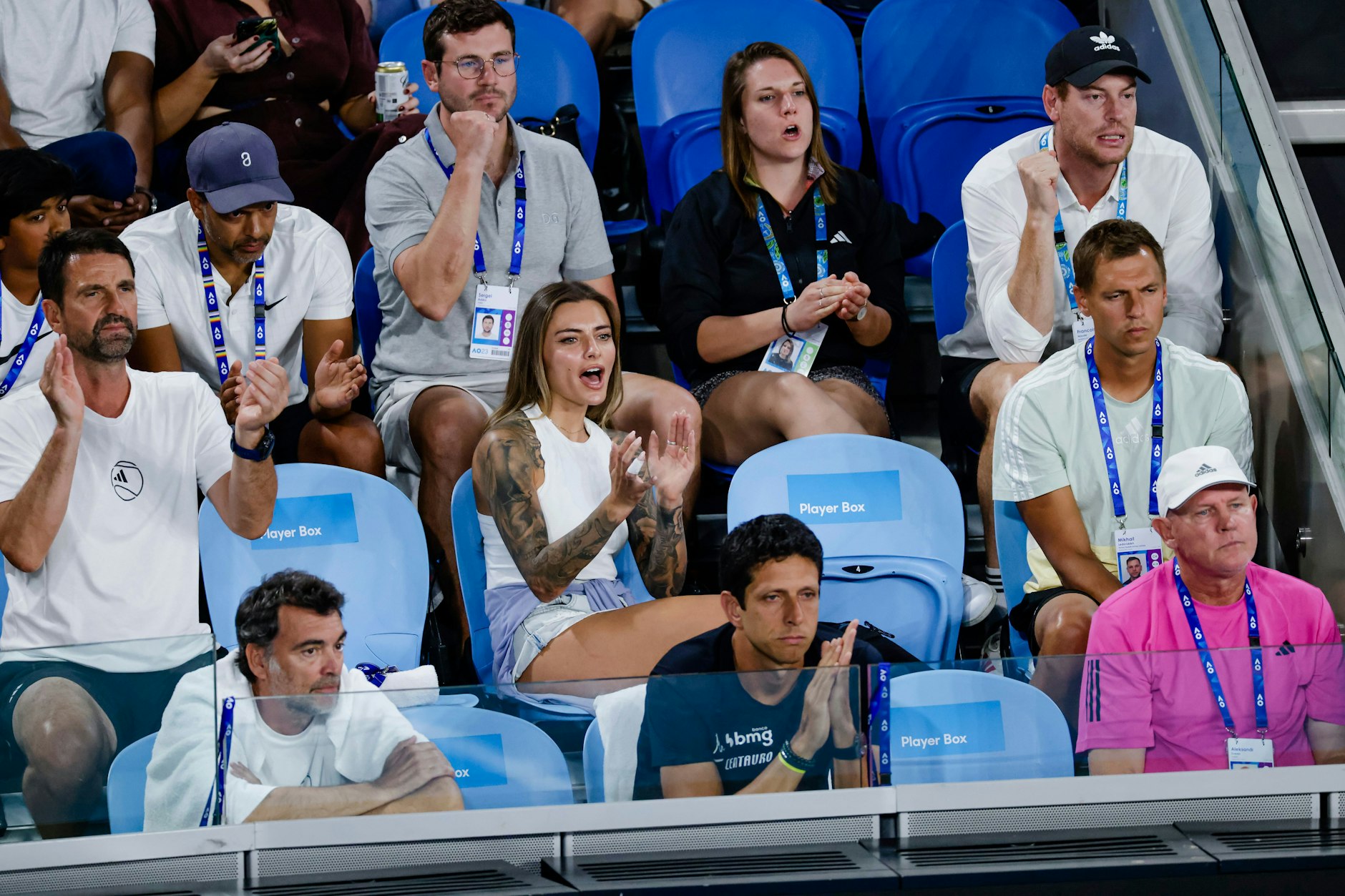 Sophia Thomalla (33) versucht so häufig wie möglich bei den Spielen von Alexander Zverev (25) dabei zu sein.