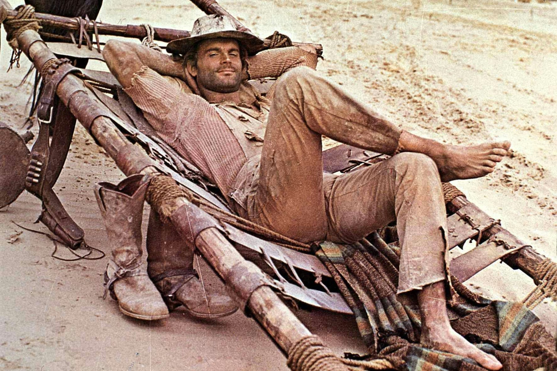 Terence Hill als Trinità aus „Die rechte und die linke Hand des Teufels“ (1970).