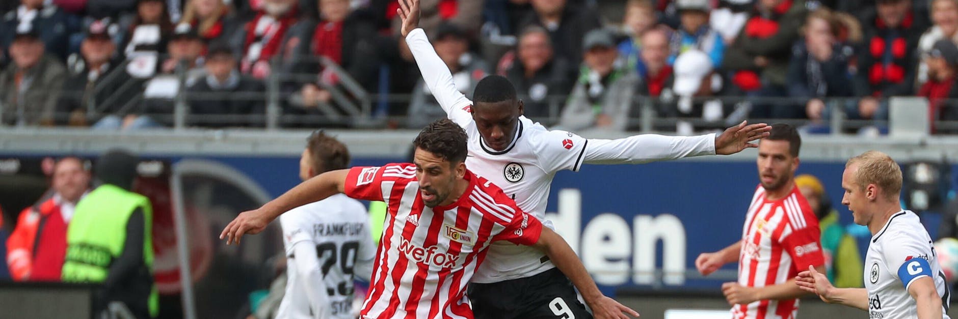 Rani Khedira und seine Kollegen vom 1. FC Union wollen gegen Eintracht Frankfurt einen Heimsieg landen, um Europa nicht aus den Augen zu verlieren. 