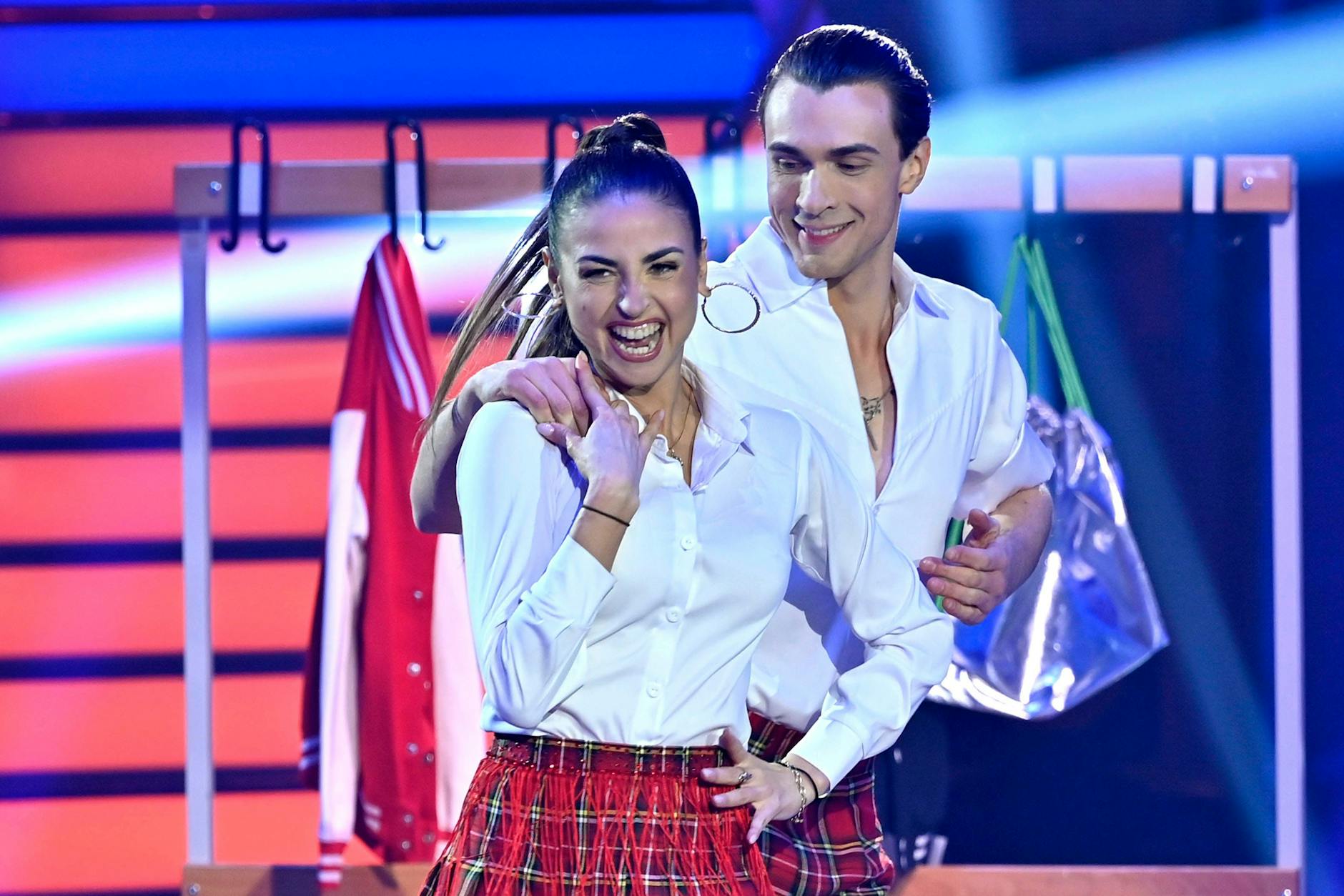 Timon Krause und Ekaterina Leonova deuteten bei „Let’s Dance“ einen Kuss an.