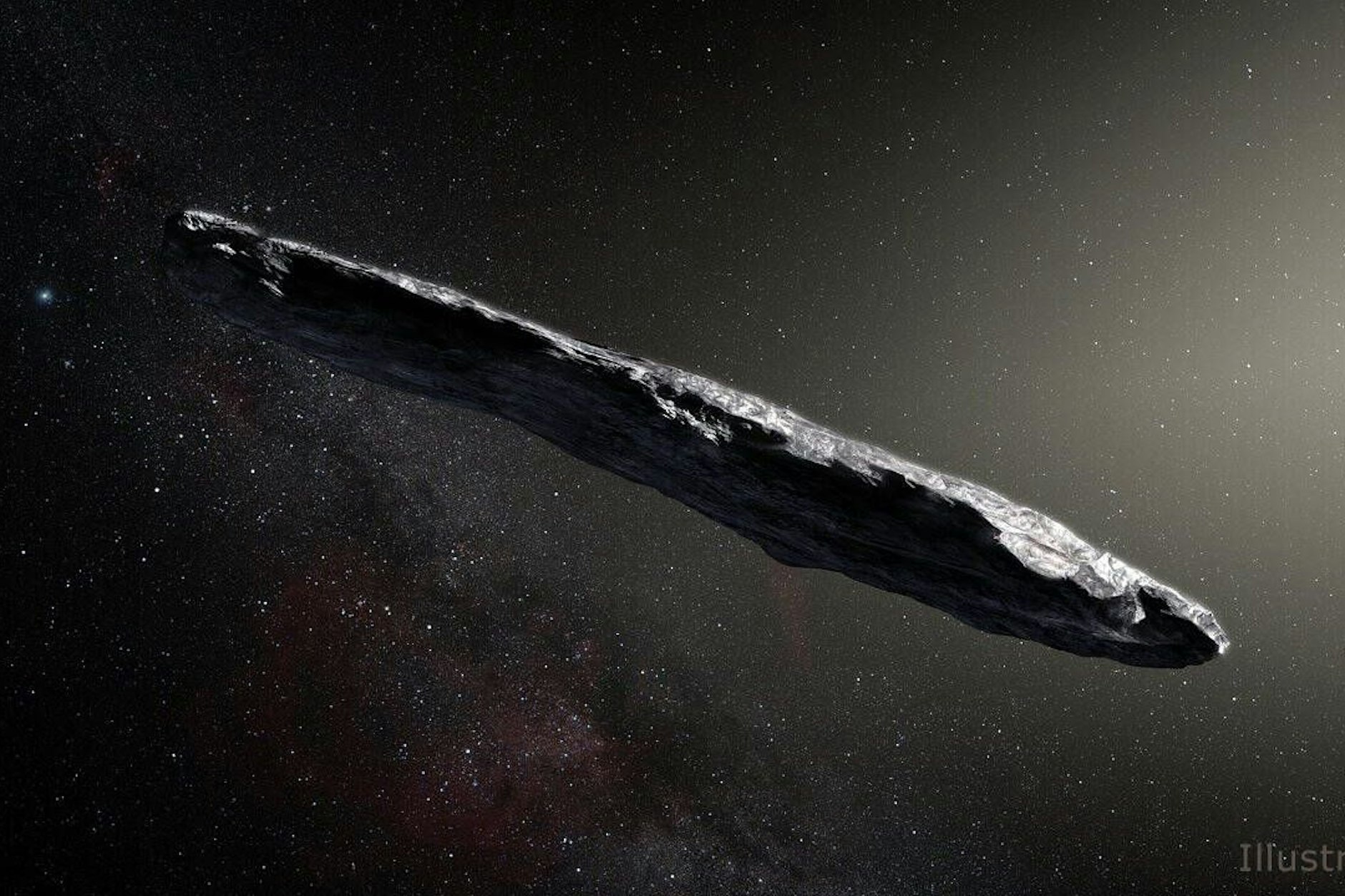 „Oumuamua“ gibt Forschern bis heute Rätsel auf.