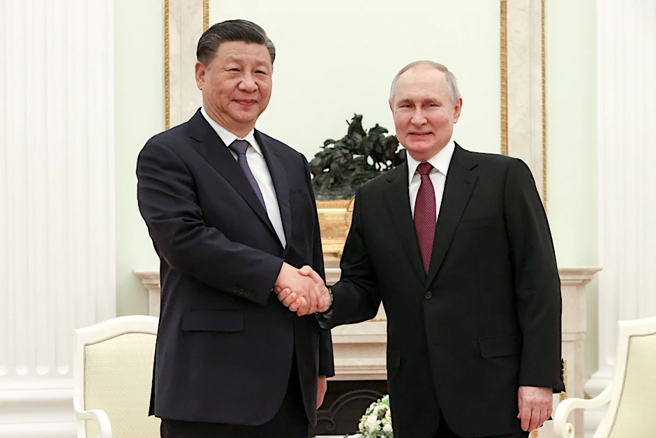 Xi Jinping (li.) und Wladimir Putin haben in Moskau ein Abkommen abgeschlossen.