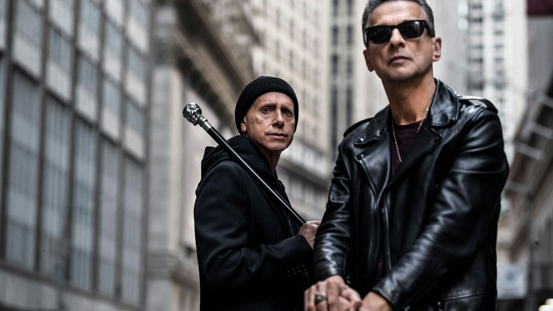 Martin Gore (li.) und Dave Gahan: Das neue Album „Memento Mori“ von Depeche Mode erscheint am 24. März.