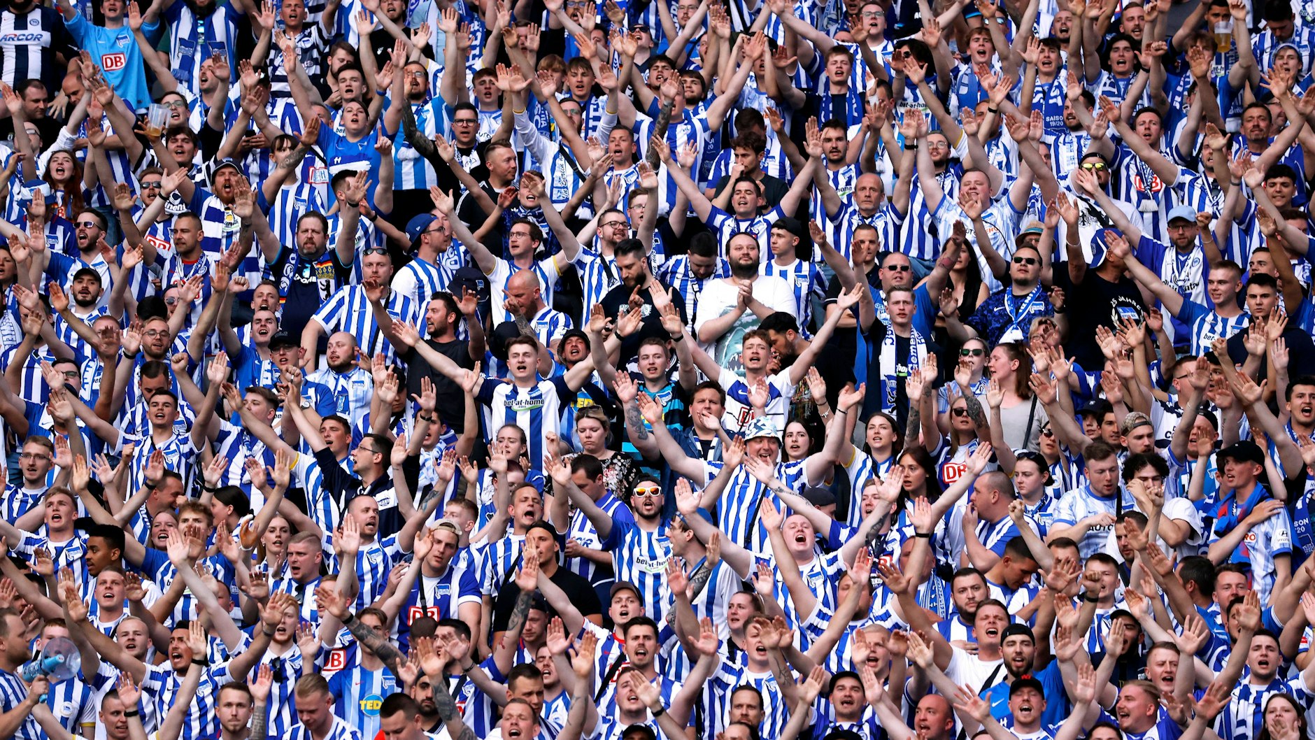 19. Mai 2022: Hertha verliert mit 0:1 im Relegationsspiel gegen den HSV.