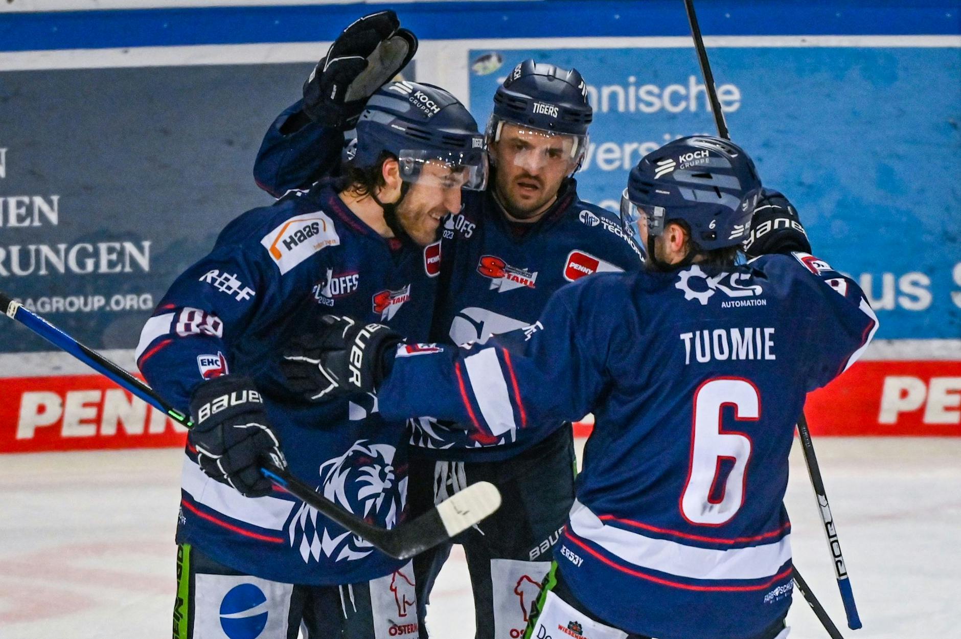 Die Straubing Tigers starteten mit einem Sieg in die Playoffs.