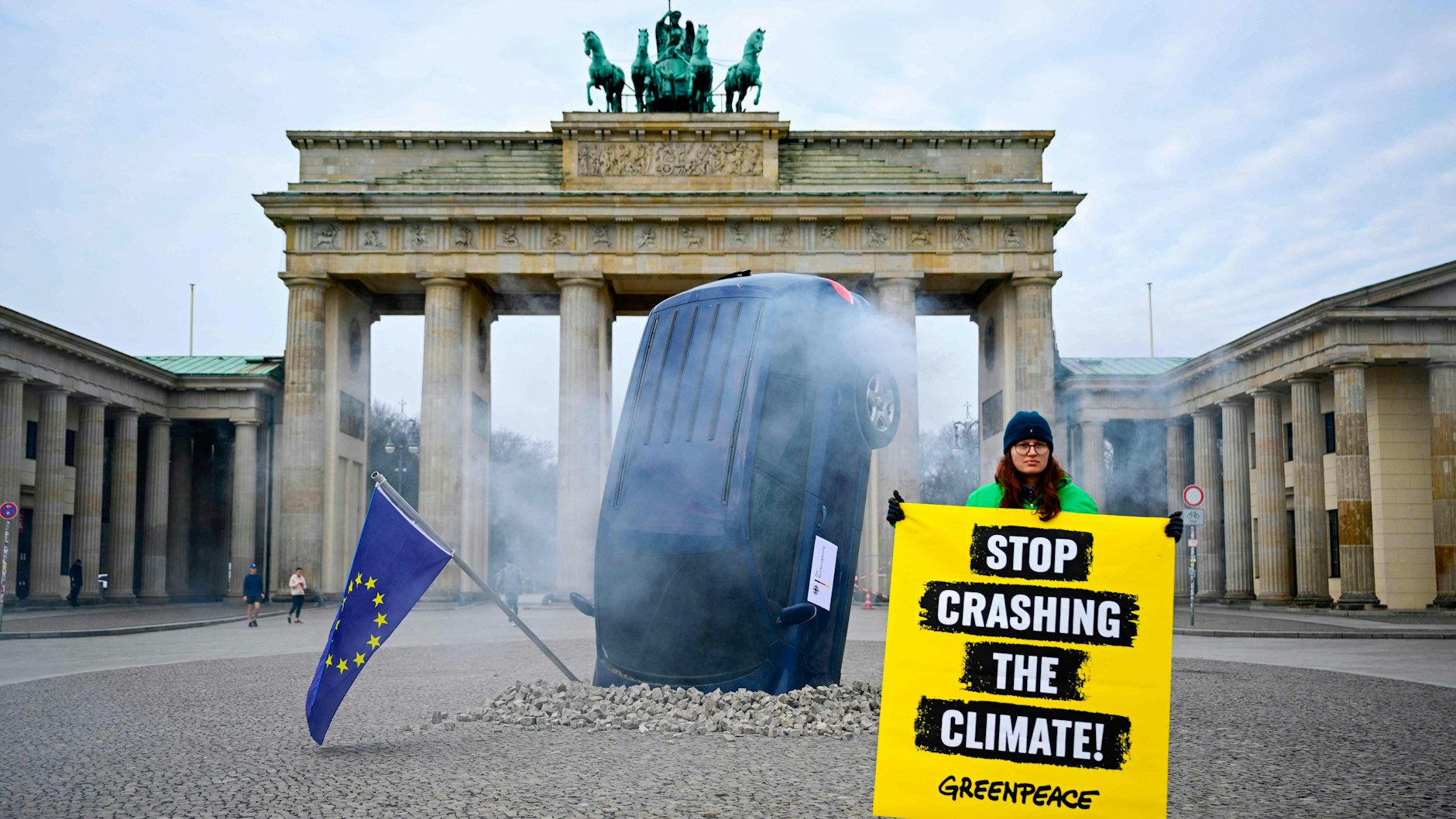 Hört auf, das Klima an die Wand zu fahren, lautet der Aufruf von Greenpeace.&nbsp;