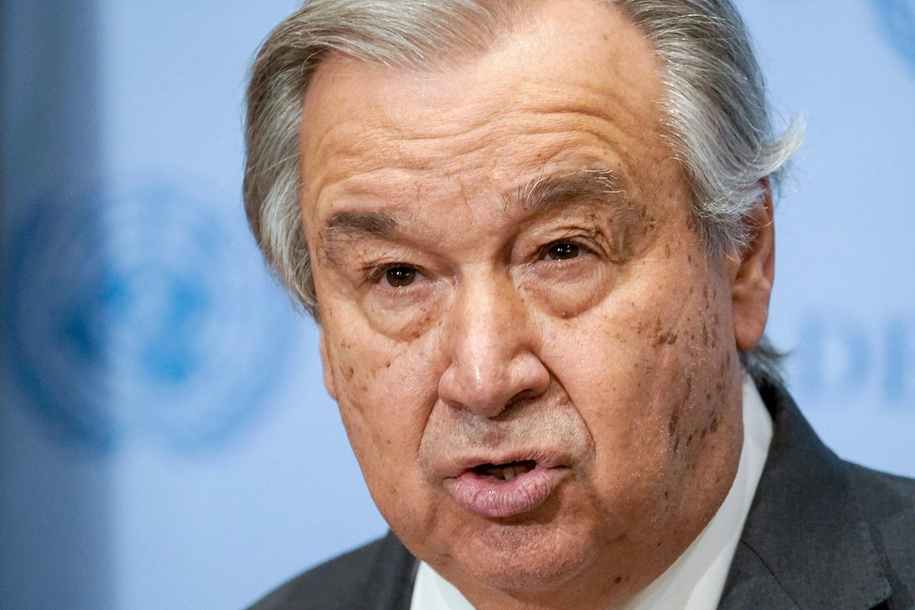 Der Generalsekretär der Vereinten Nationen, António Guterres, wurde offenbar von den USA bespitzelt. 