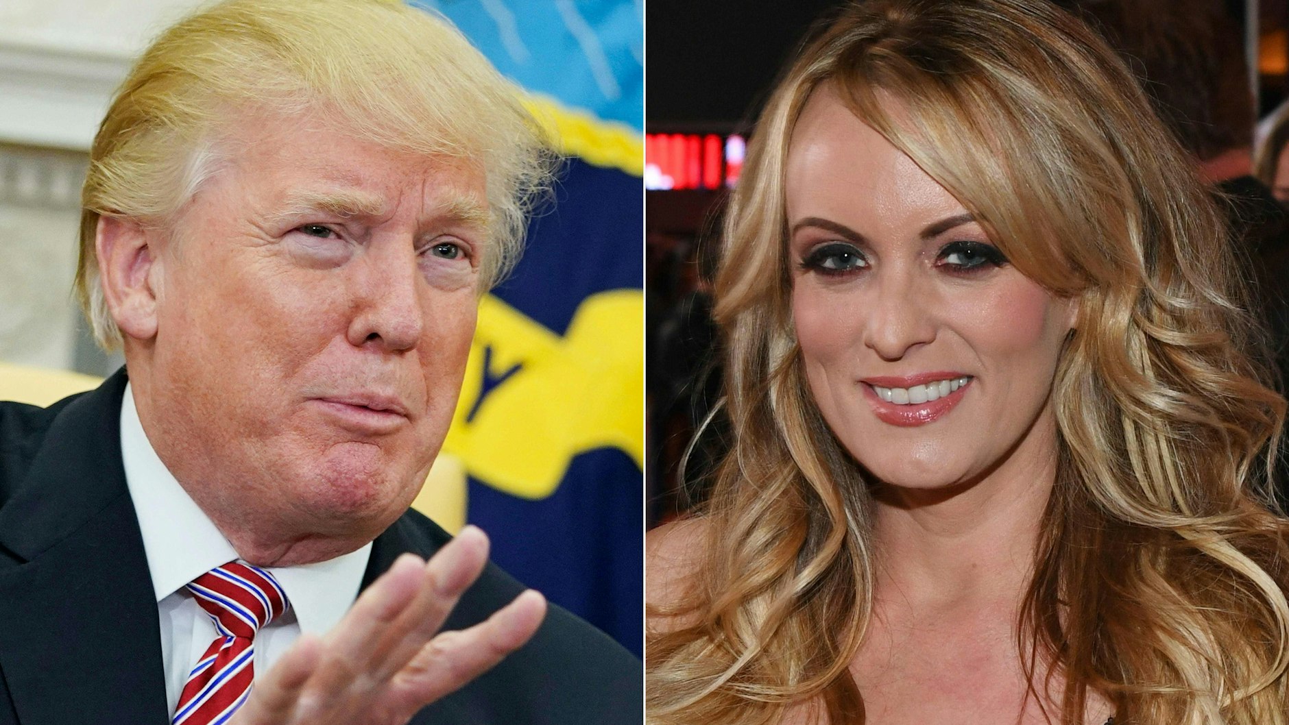 Donald Trump hatte eine Affäre mit der Pornodarstellerin Stormy Daniels. Damit das nicht an die Öffentlichkeit gelangt, soll Schweigegeld geflossen sein.&nbsp;
