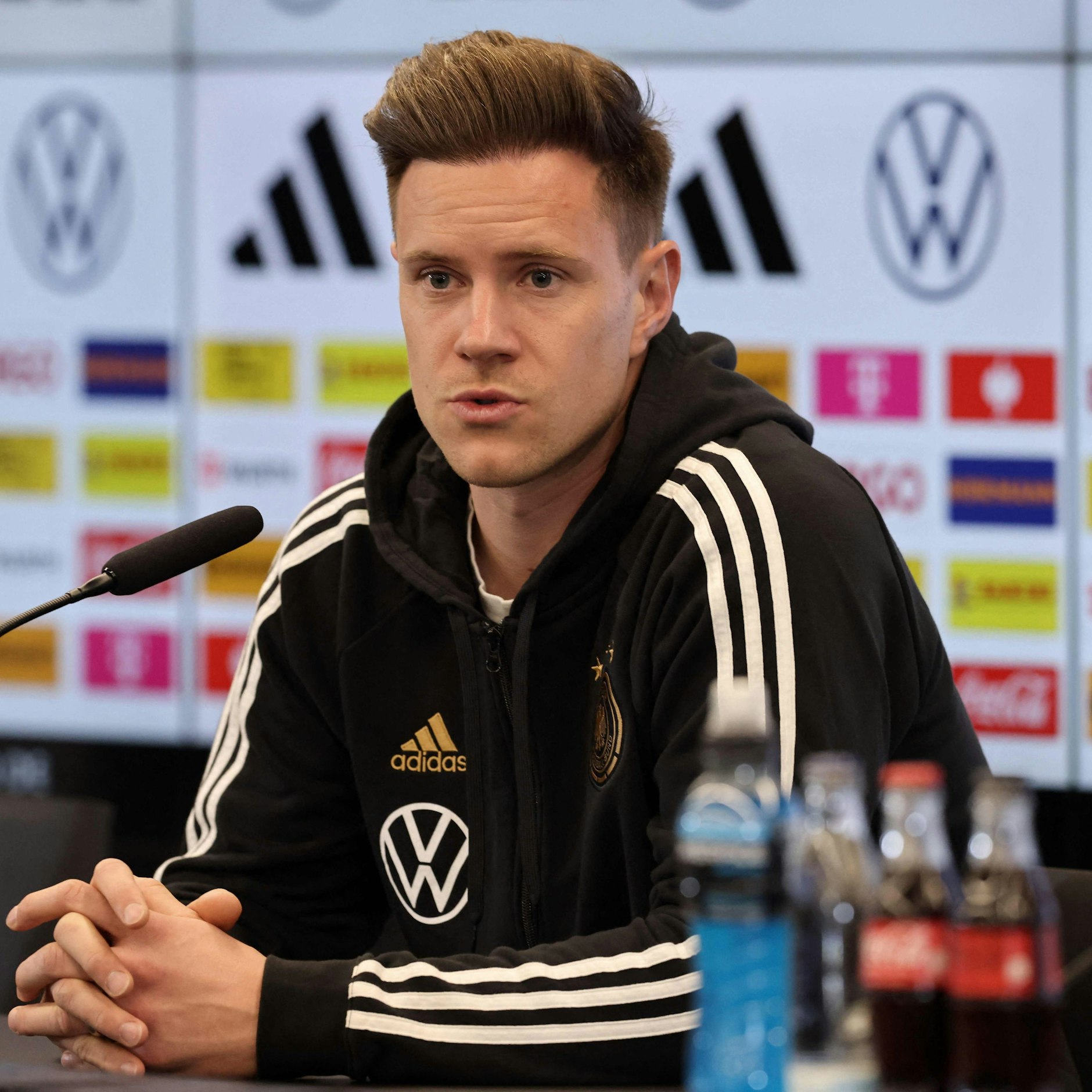 Marc-Andre Ter Stegen war Donnerstag der Star bei der DFB-Pressekonferenz. Er ist Deutschlands neue Nummer 1.