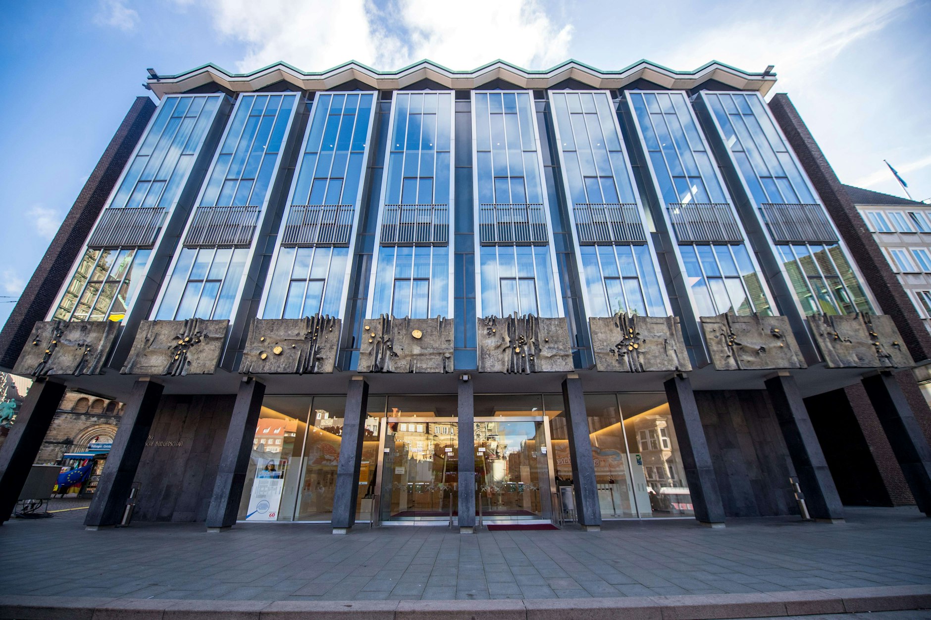 Die Bremische Bürgerschaft am Marktplatz.
