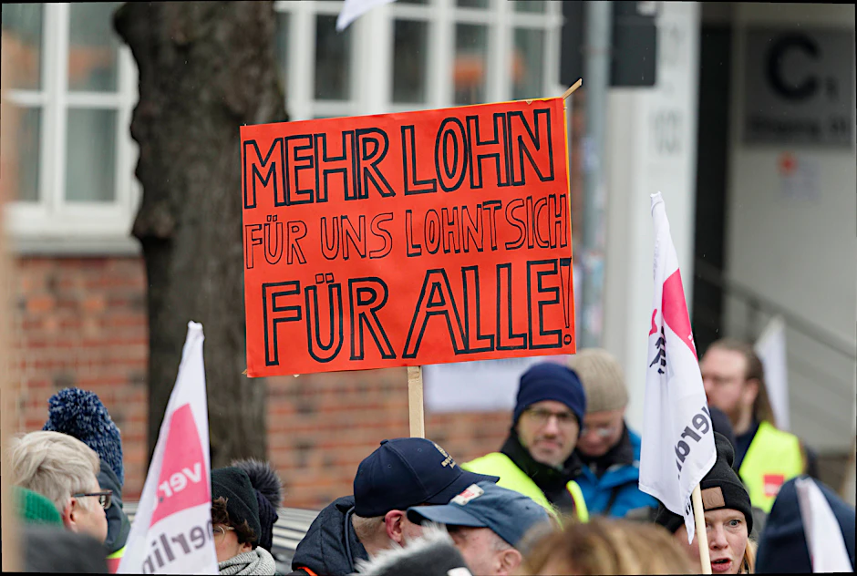 Beschäftigte im öffentlichen Dienst streiken am Donnerstag erneut für höhere Löhne.