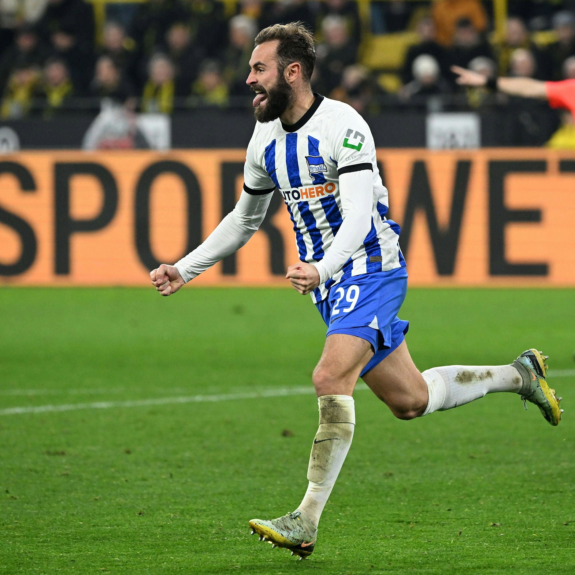 Lucas Tousart konnte in dieser Saison schon dreimal über seine Tore für Hertha BSC jubeln.