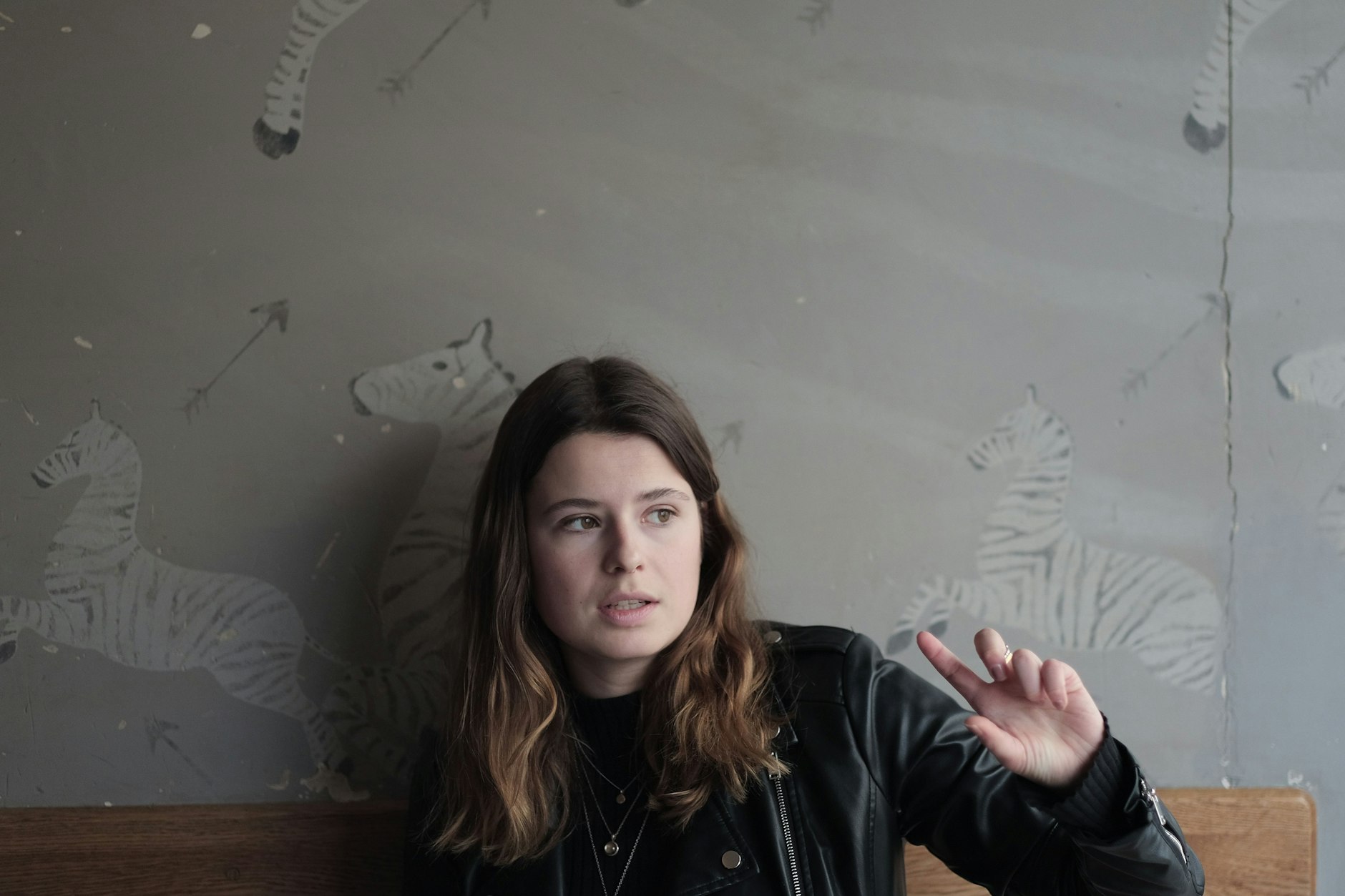 Luisa Neubauer beim Gespräch mit der Berliner Zeitung