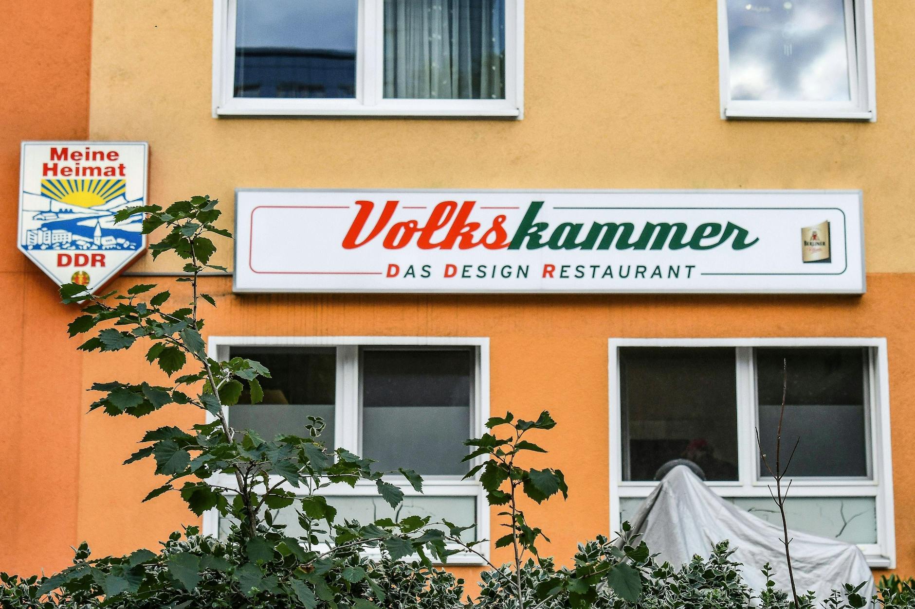 DDR-Nostalgie: Die Gaststätte Volkskammer liegt in der Nähe des Ostbahnhofs.