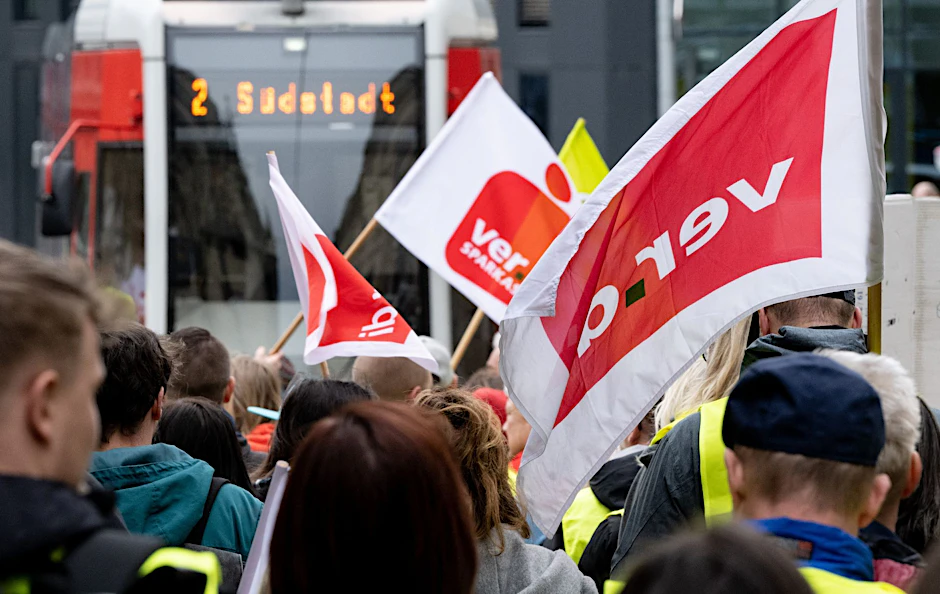 An diesem Montag soll der Verkehr in ganz Deutschland umfassend bestreikt werden.  