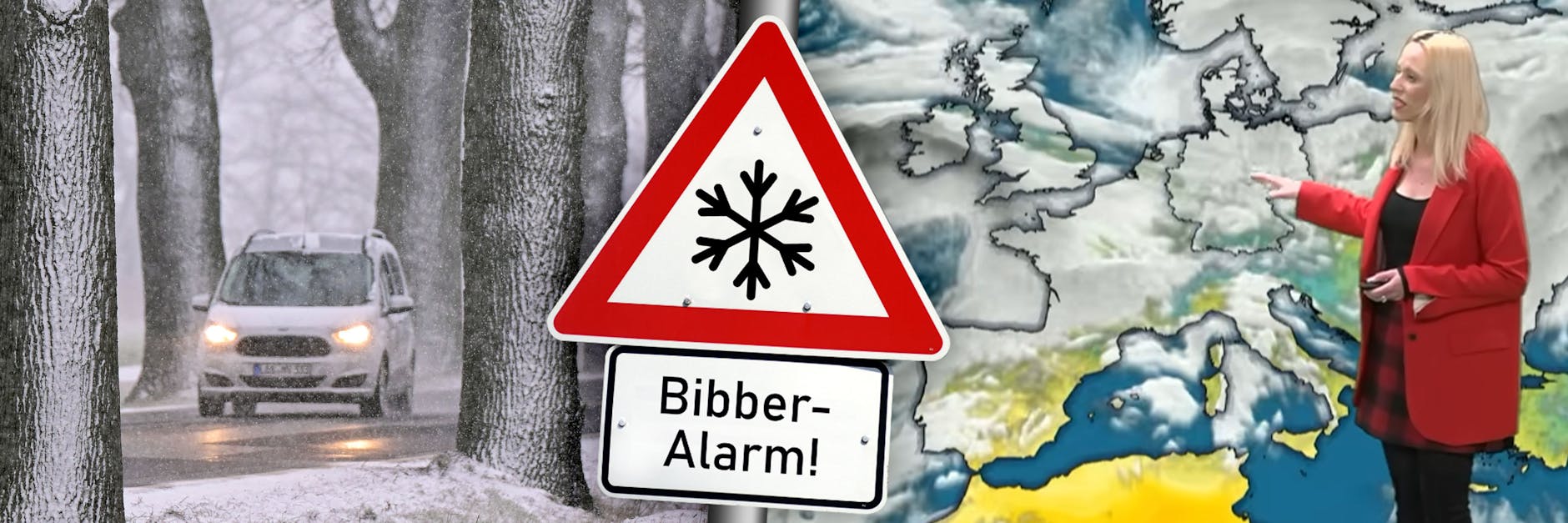 Auf vielen Straßen kann es zum Wochenstart wieder glatt werden - das Wetter wird laut Meteorologen noch einmal winterlich.