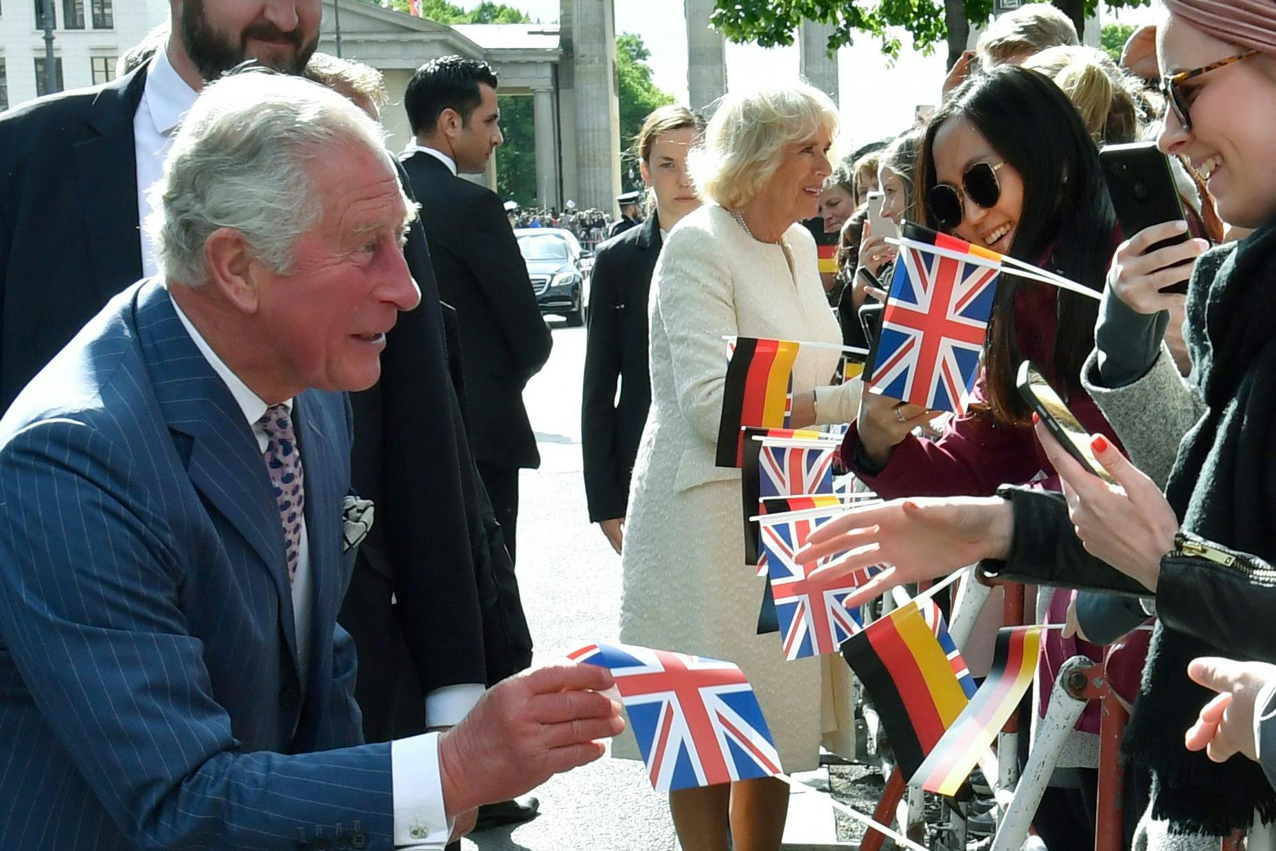 Charles und Camilla besuchen Berlin.