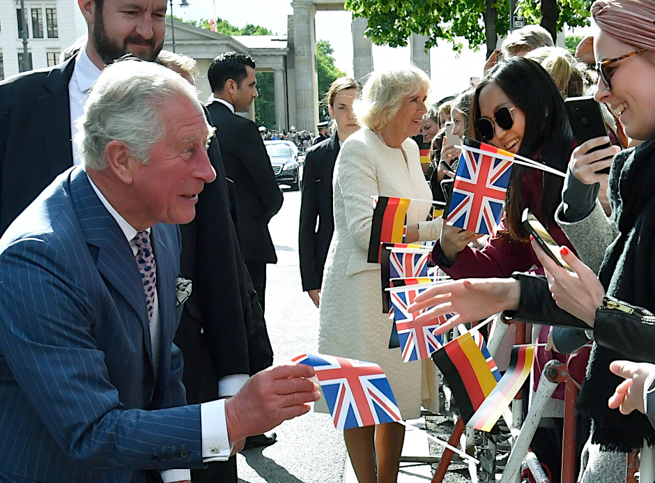 Charles und Camilla besuchen Berlin.