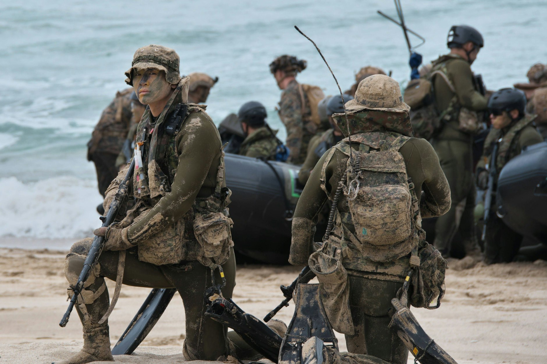 Foto latihan militer AS-Jepang dari Maret 2023