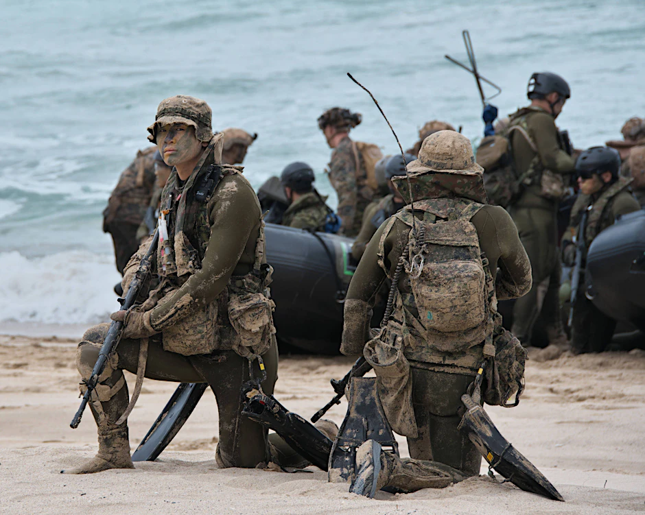 Bild einer amerikanisch-japanischen Militärübung von März 2023