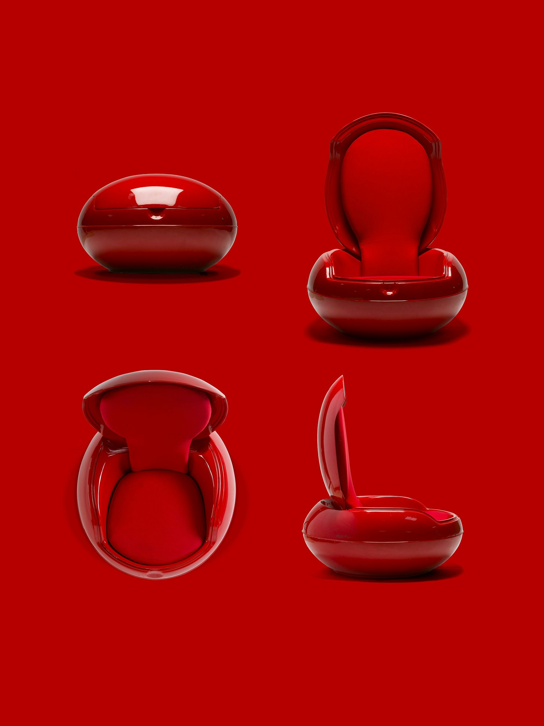 „DDR-Alltag in 200 Objekten“: Das „Senftenberger Sitzei“ wurde Anfang der 1970er-Jahre vom VEB Synthesewerk Schwarzheide in Senftenberg produziert.