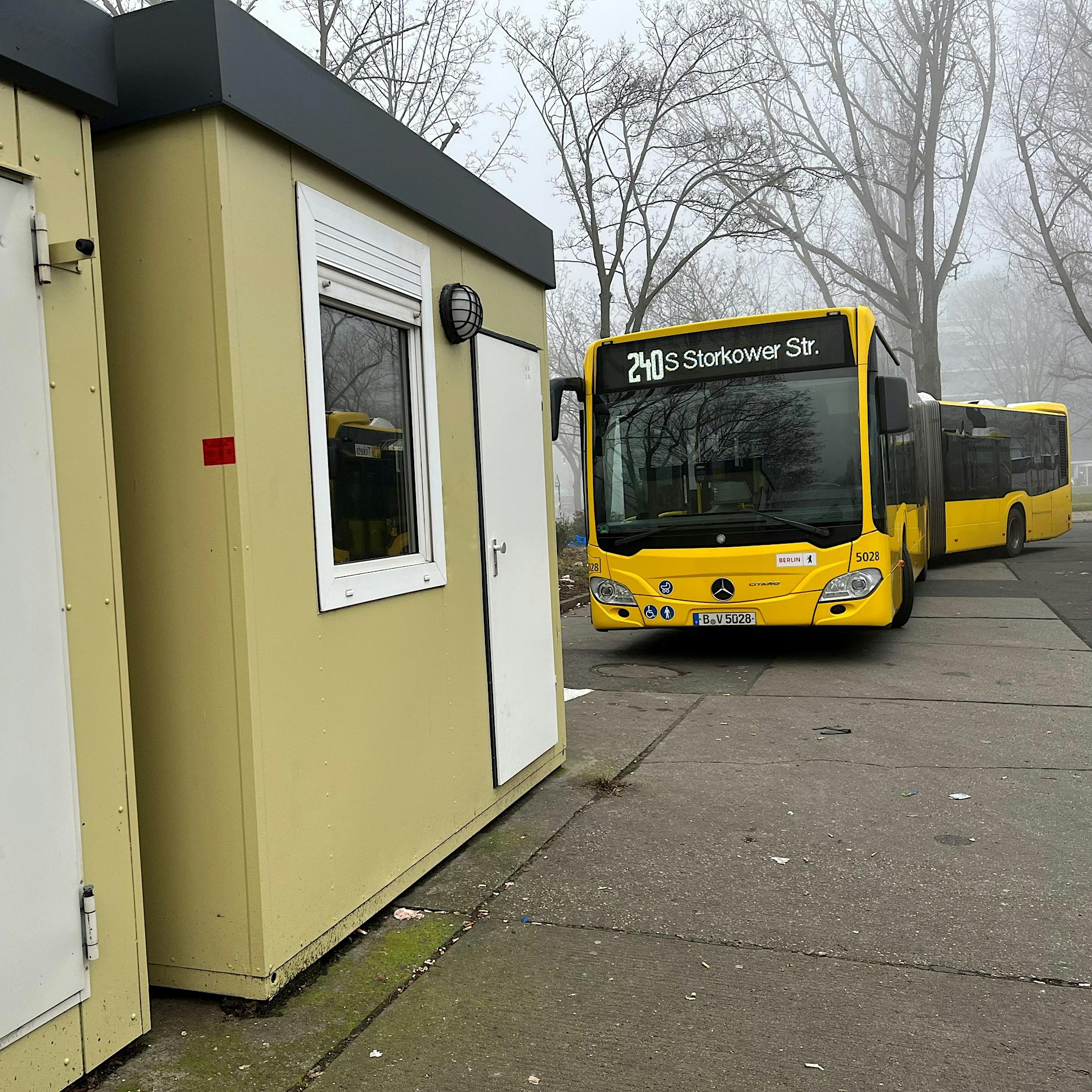 Berlin: BVG-Busfahrer gehen unter Polizeischutz auf die Toilette