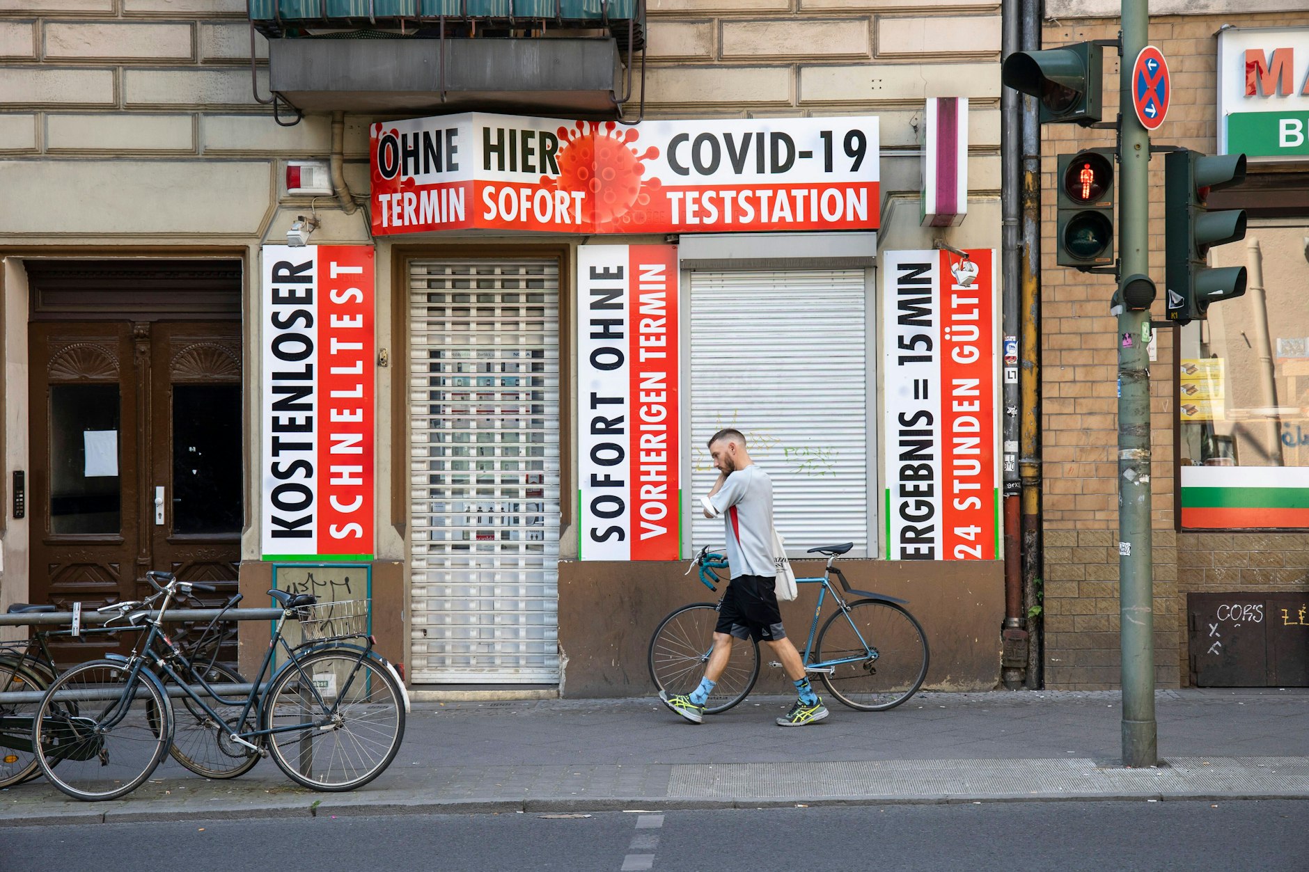Eines von mehreren geschlossenen Testzentren in Berlin (Symbolfoto).