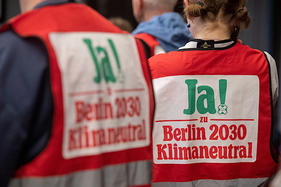 Mitglieder des Bündnisses „Berlin 2030 Klimaneutral“ sind nach dem Volksentscheid enttäuscht.&nbsp;