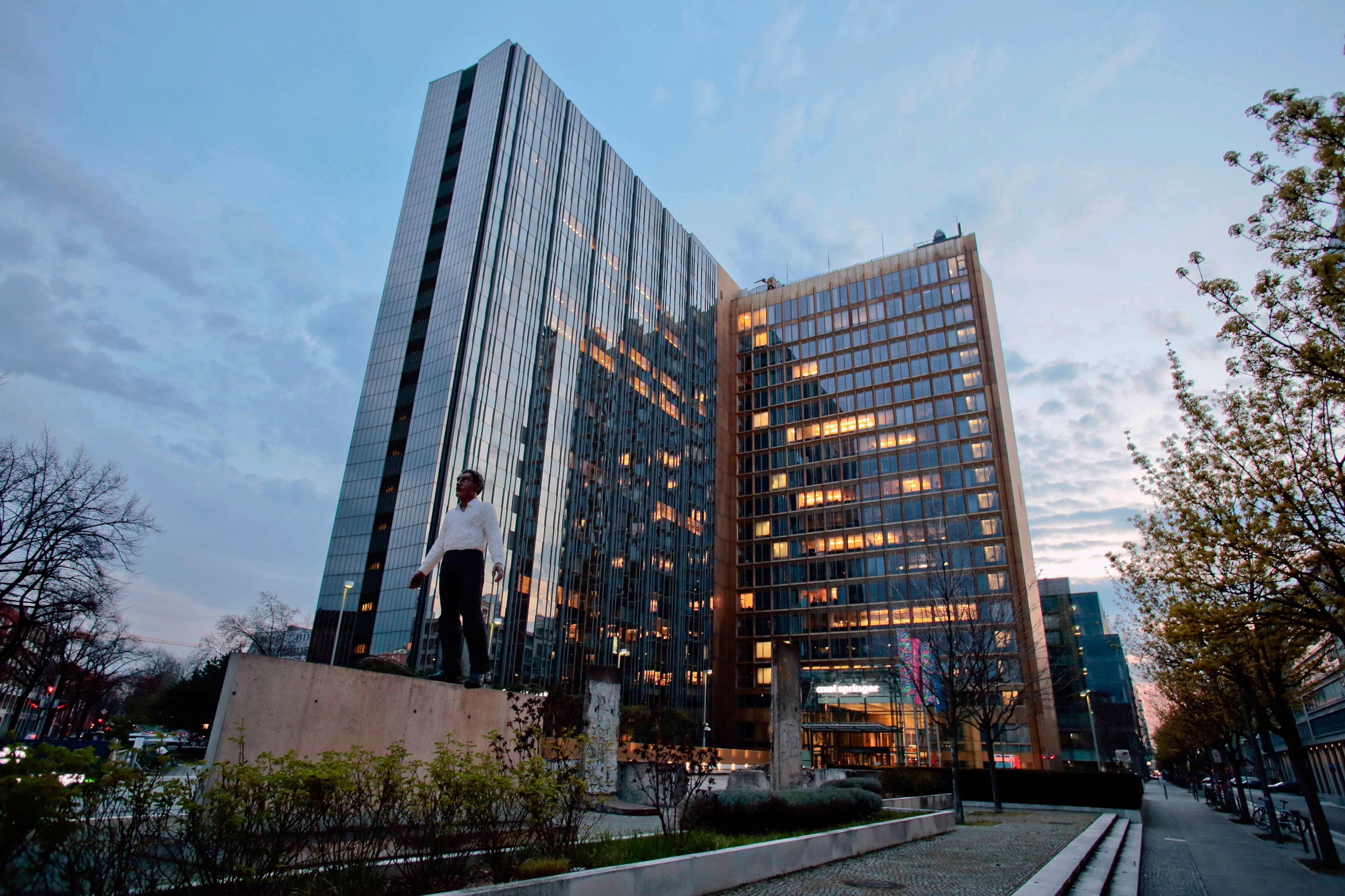 Das Axel-Springer-Hochhaus in Berlin, Hauptsitz der Bild-Redaktion
