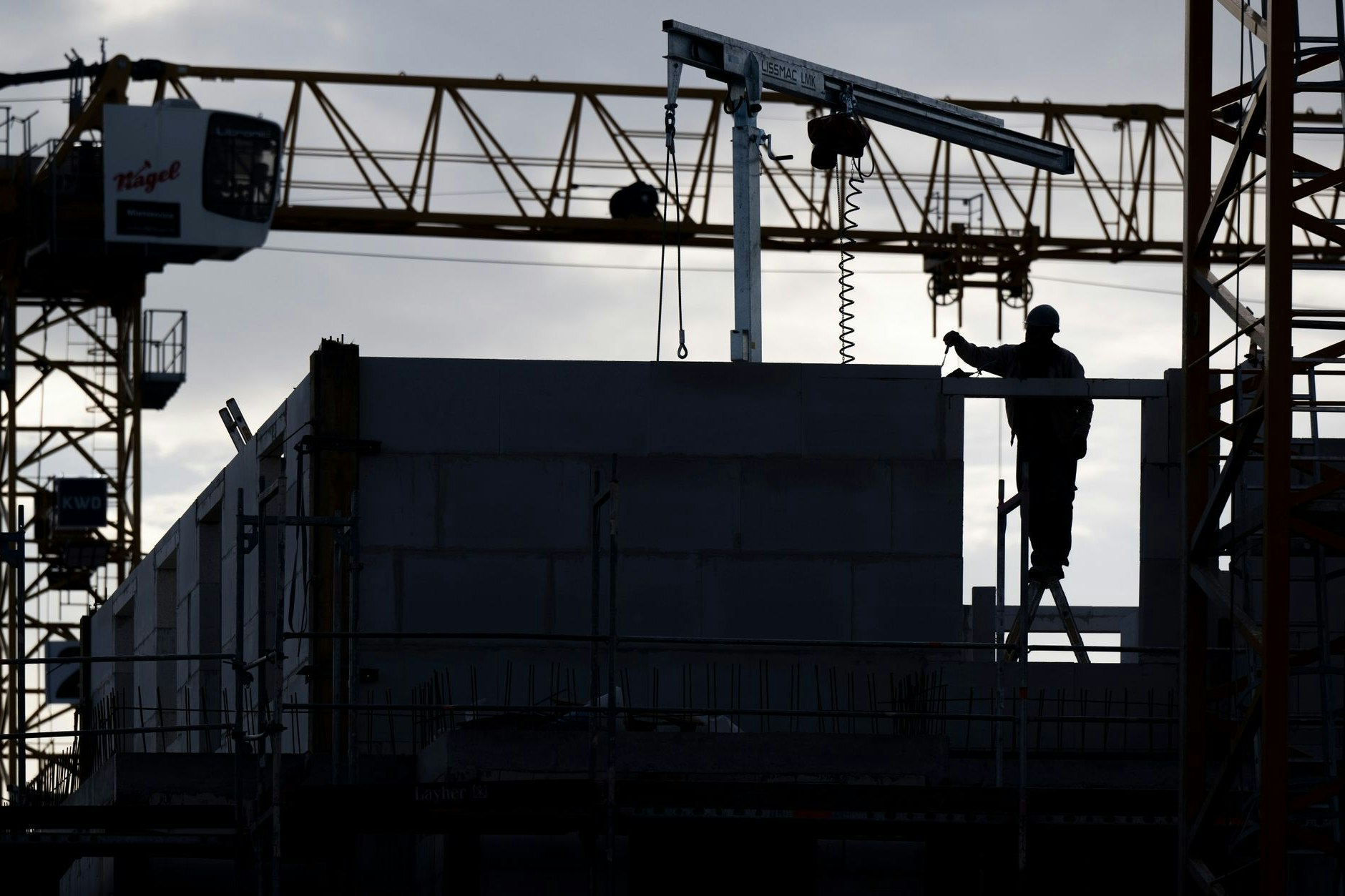 Eine Baustelle in Berlin.&nbsp;