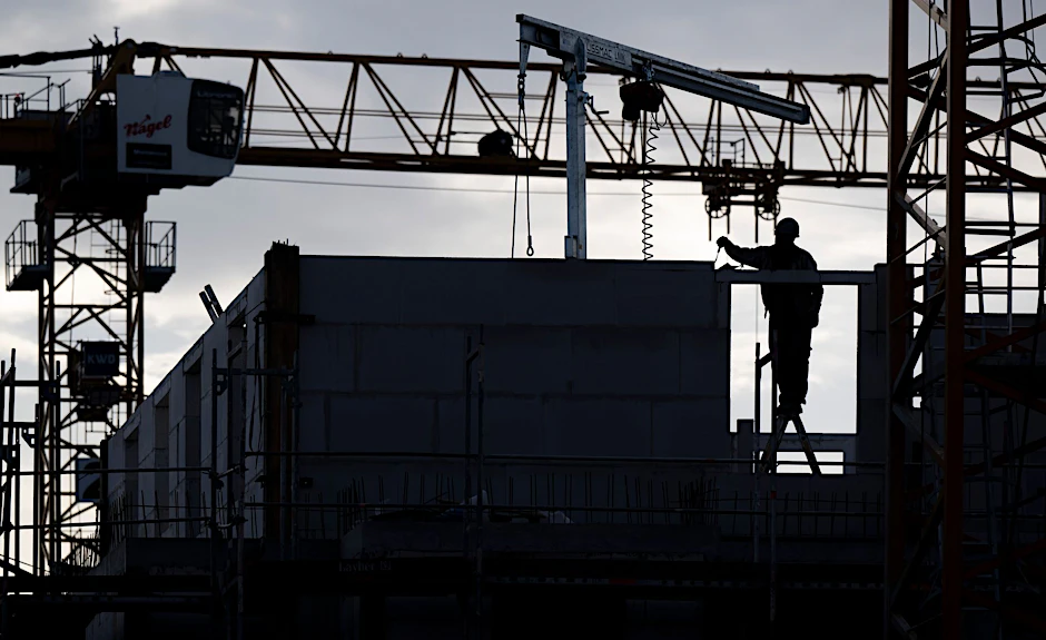 Eine Baustelle in Berlin.&nbsp;