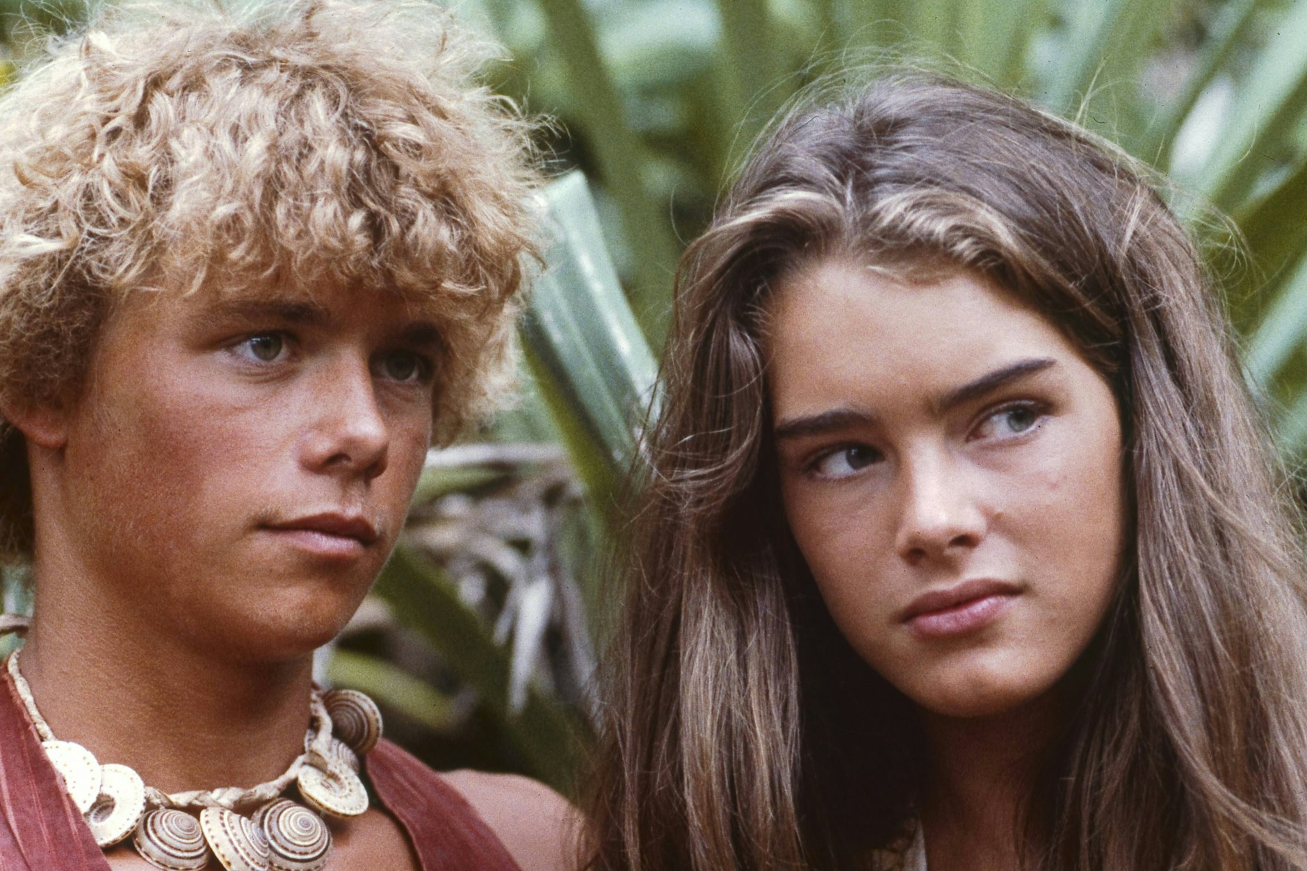 Da war sie 15: Brooke Shields und Christopher Atkins in „The Blue Lagoon“ von 1980.