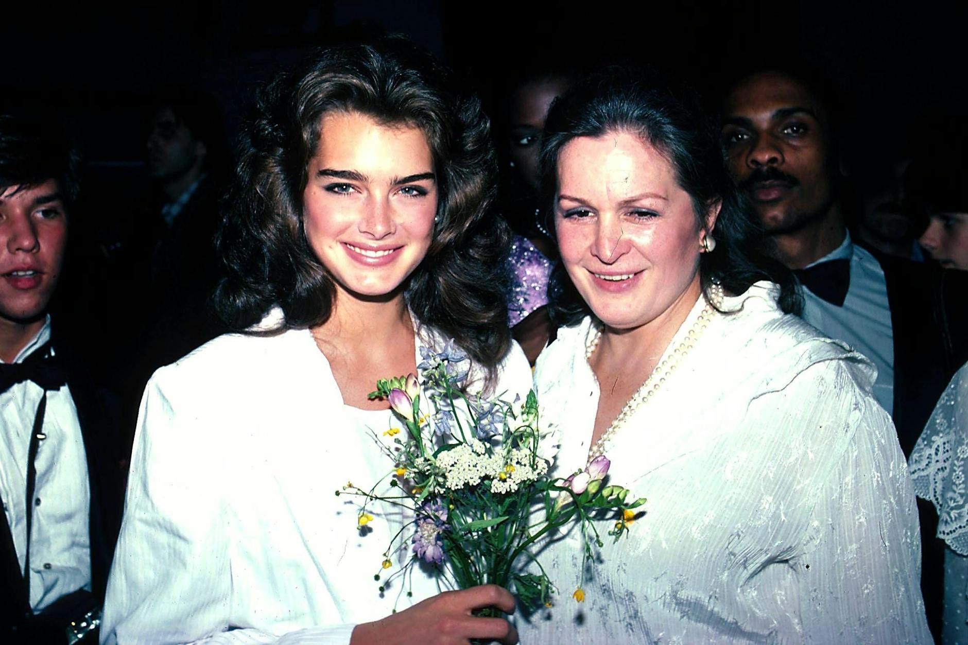 Brooke Shields und ihre Mutter Teri 1980.