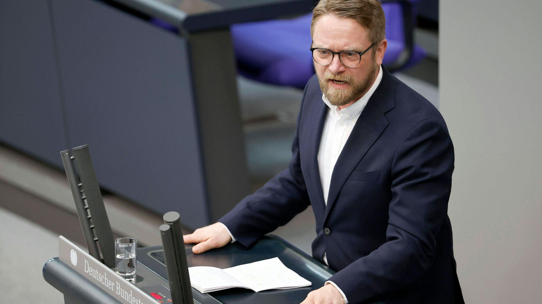 Linken-Politiker Jan Korte würde König Charles' Auftritt im Bundestag gerne verhindern.
