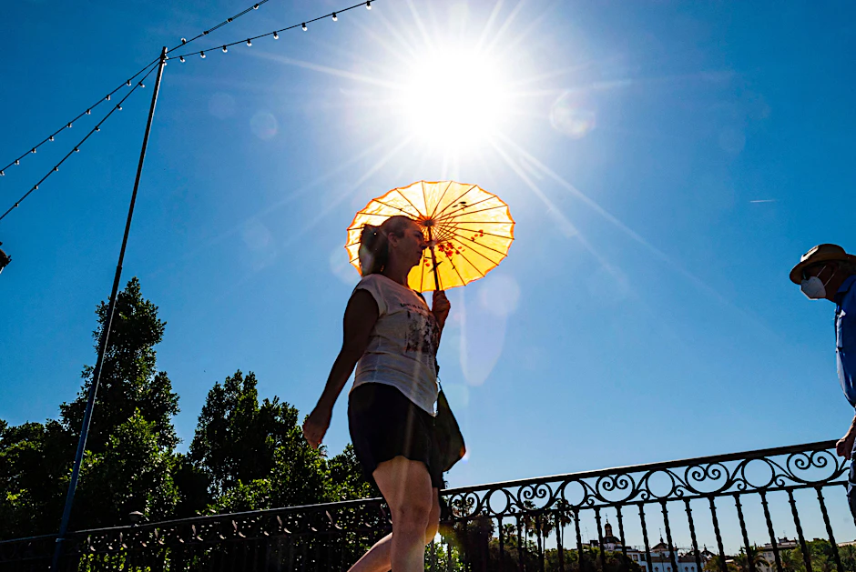 Berliner Forscher schauten auch nach Sevilla im Süden Spaniens. Hier herrschten zum Beispiel im Sommer 2022 fast 50 Grad Celsius.