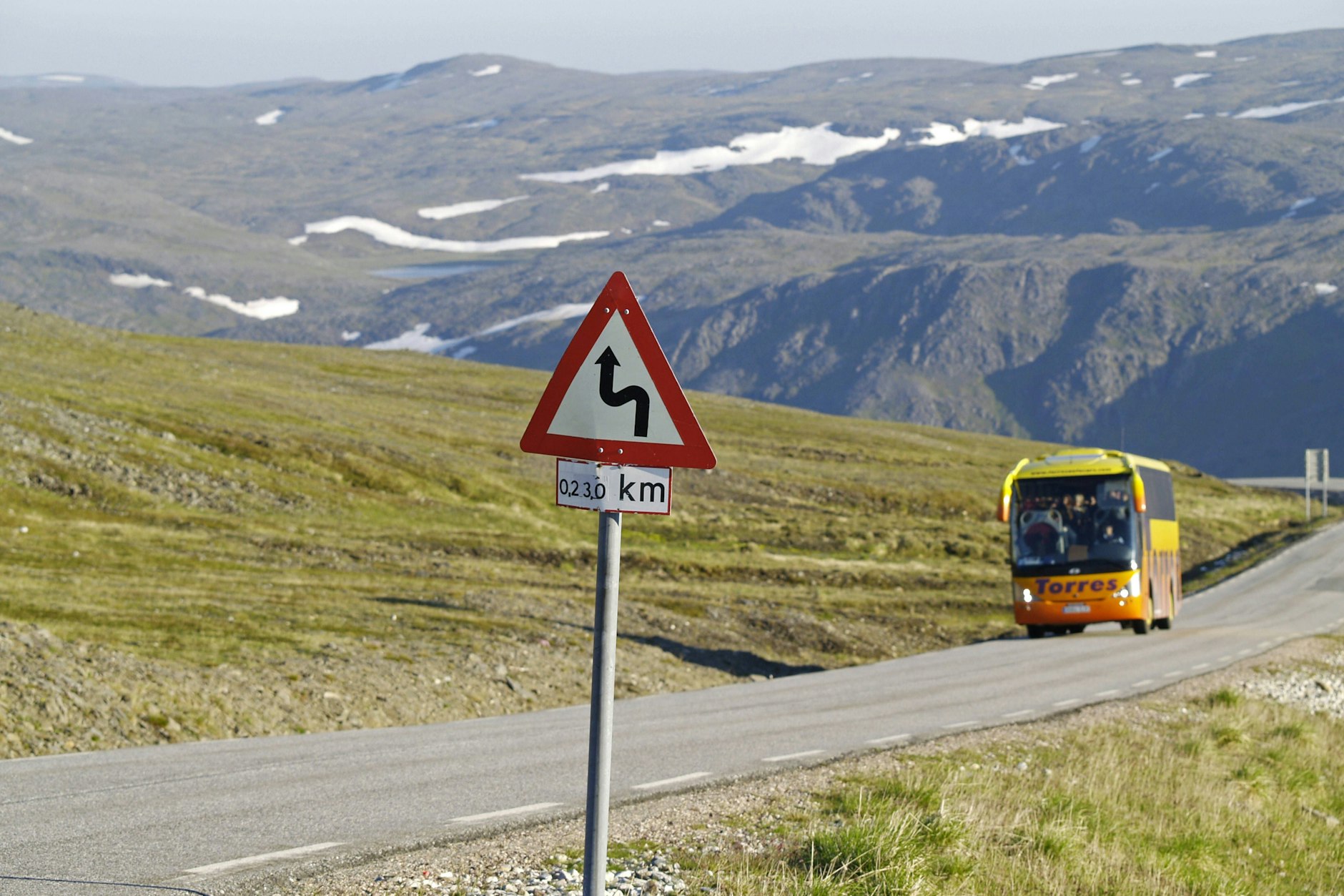 Reisebus in Norwegen: Die längste Busfahrt der Welt soll 56 Tage dauern.