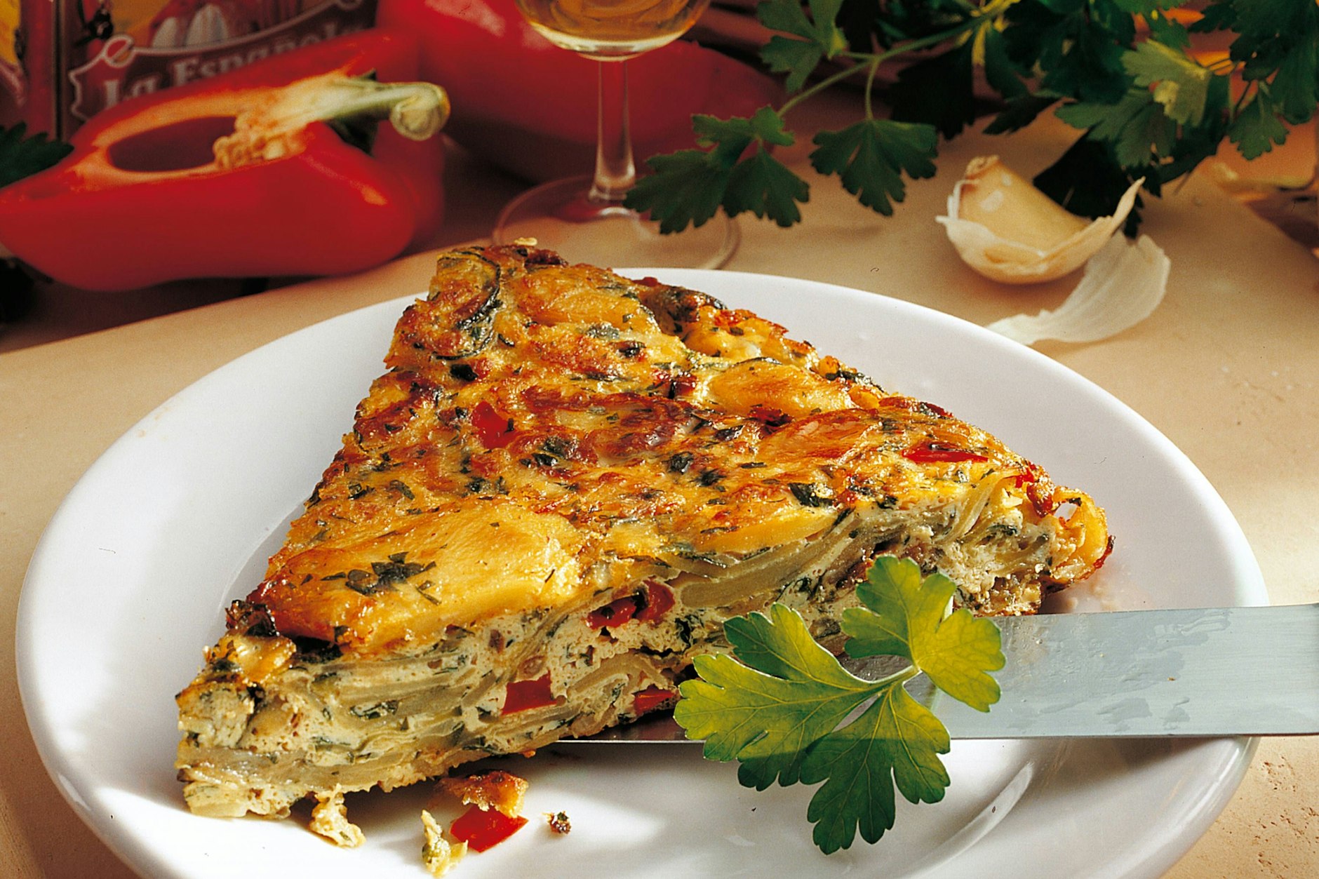 Dieses Rezept für saftige Gemüsetortilla schmeckt zu jeder Mahlzeit!