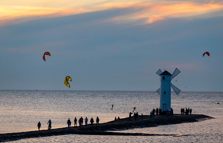 Die Landzunge in Swinoujscie