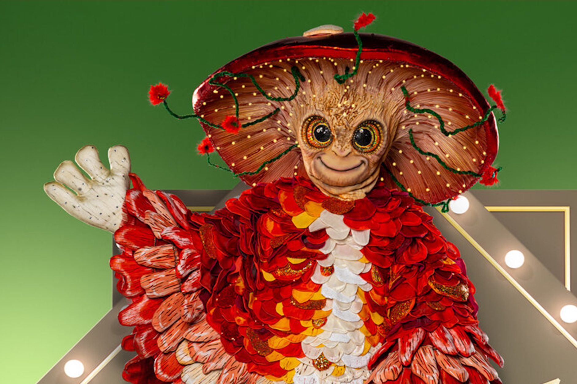 Der Pilz bei The Masked Singer bringt noch etwas mehr Abwechslung in die bunte Kostüm-Welt.