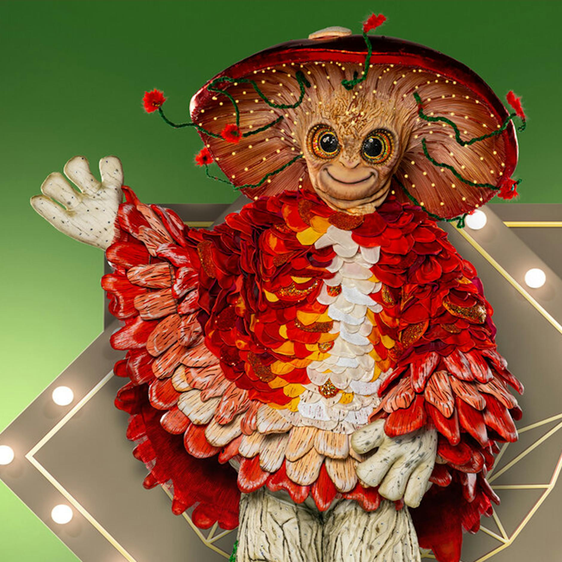 Sensation bei „The Masked Singer“: Der Pilz begeistert alle! Alle Fakten zum Kostüm