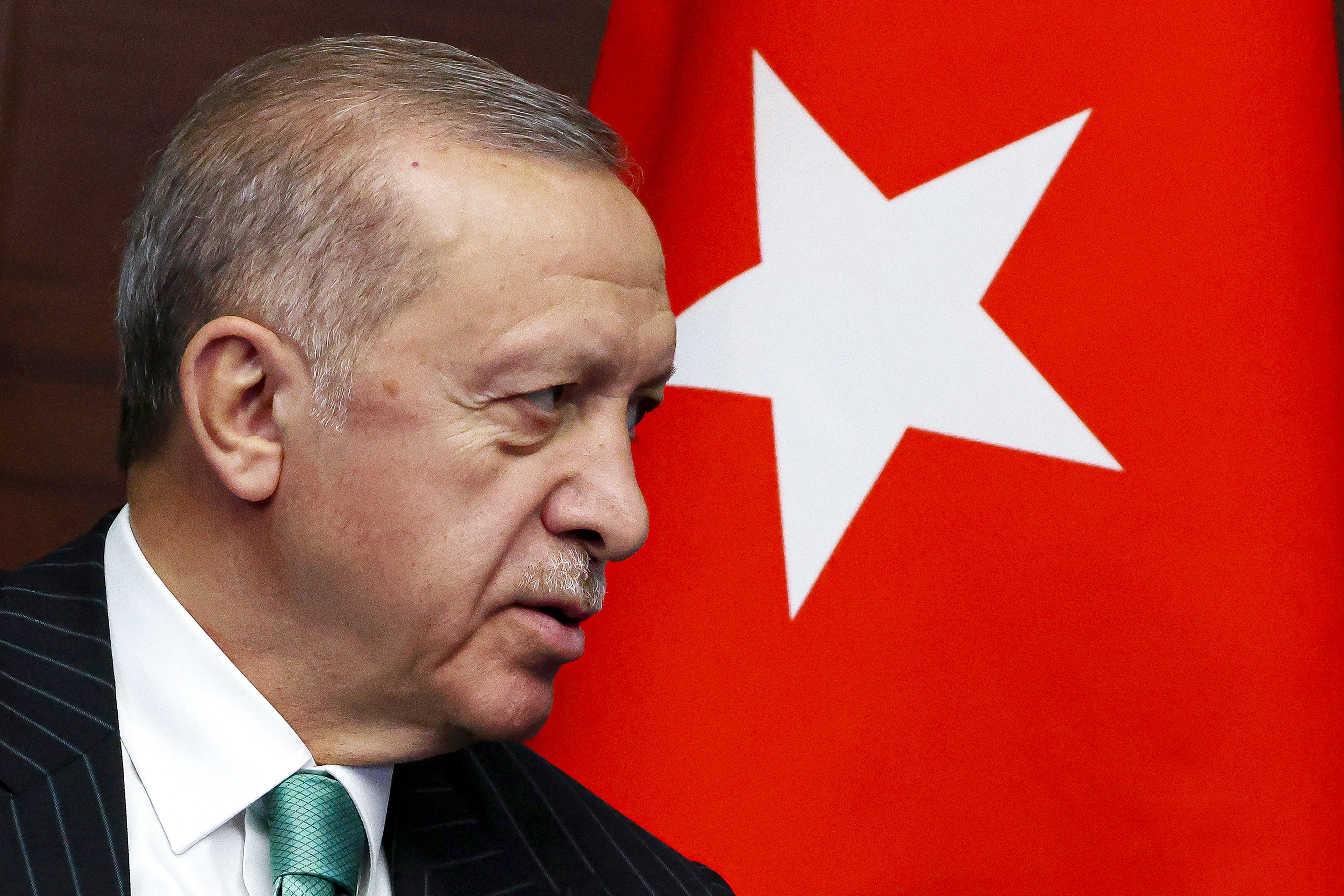 Recep Tayyip Erdogan, Präsident der Türkei, während des Gipfels der Konferenz über Interaktion und vertrauensbildende Maßnahmen in Asien (CICA).&nbsp;