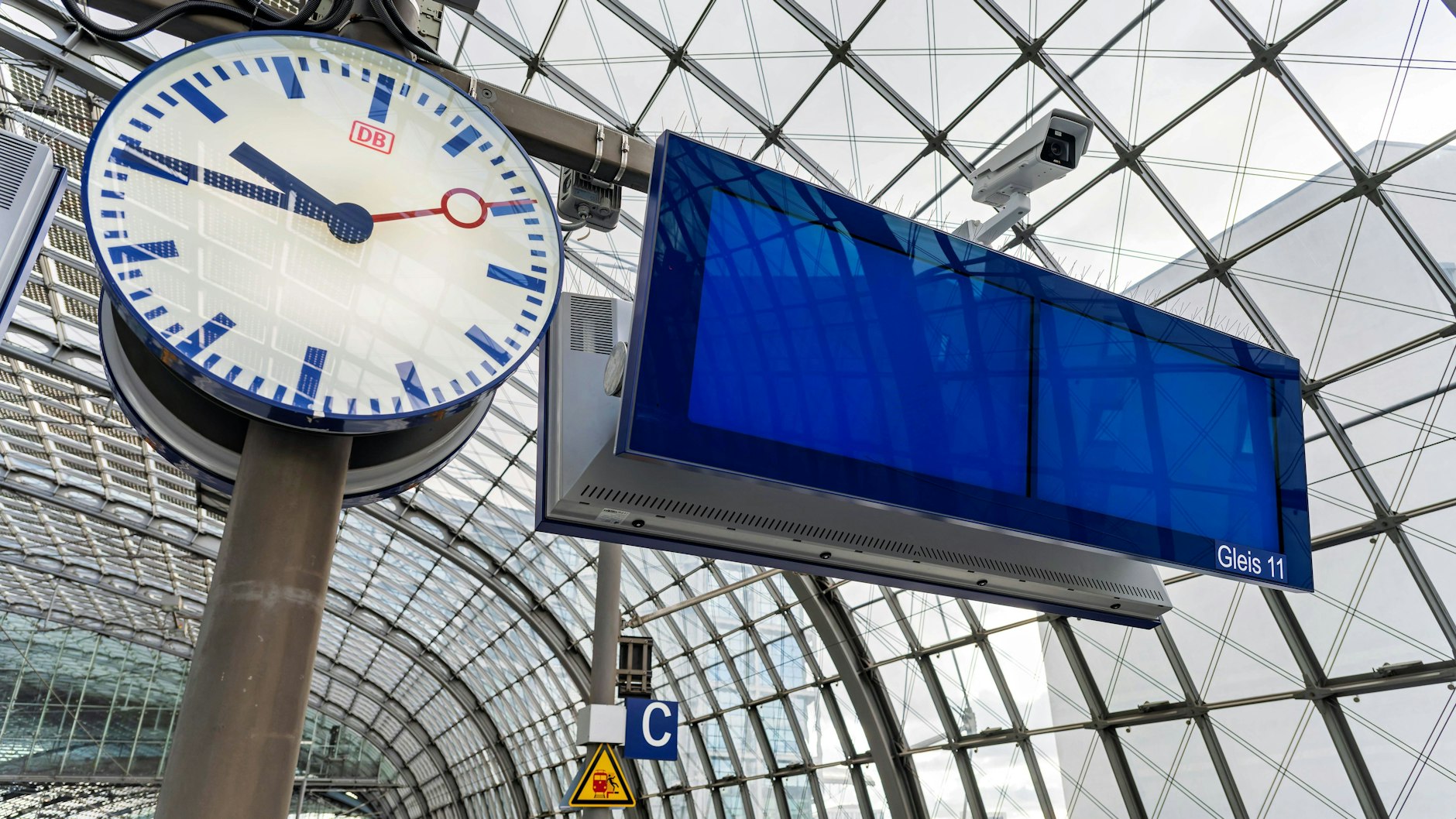 Beim letzten Streik vergangene Woche ging am Berliner Hauptbahnhof gar nichts mehr.