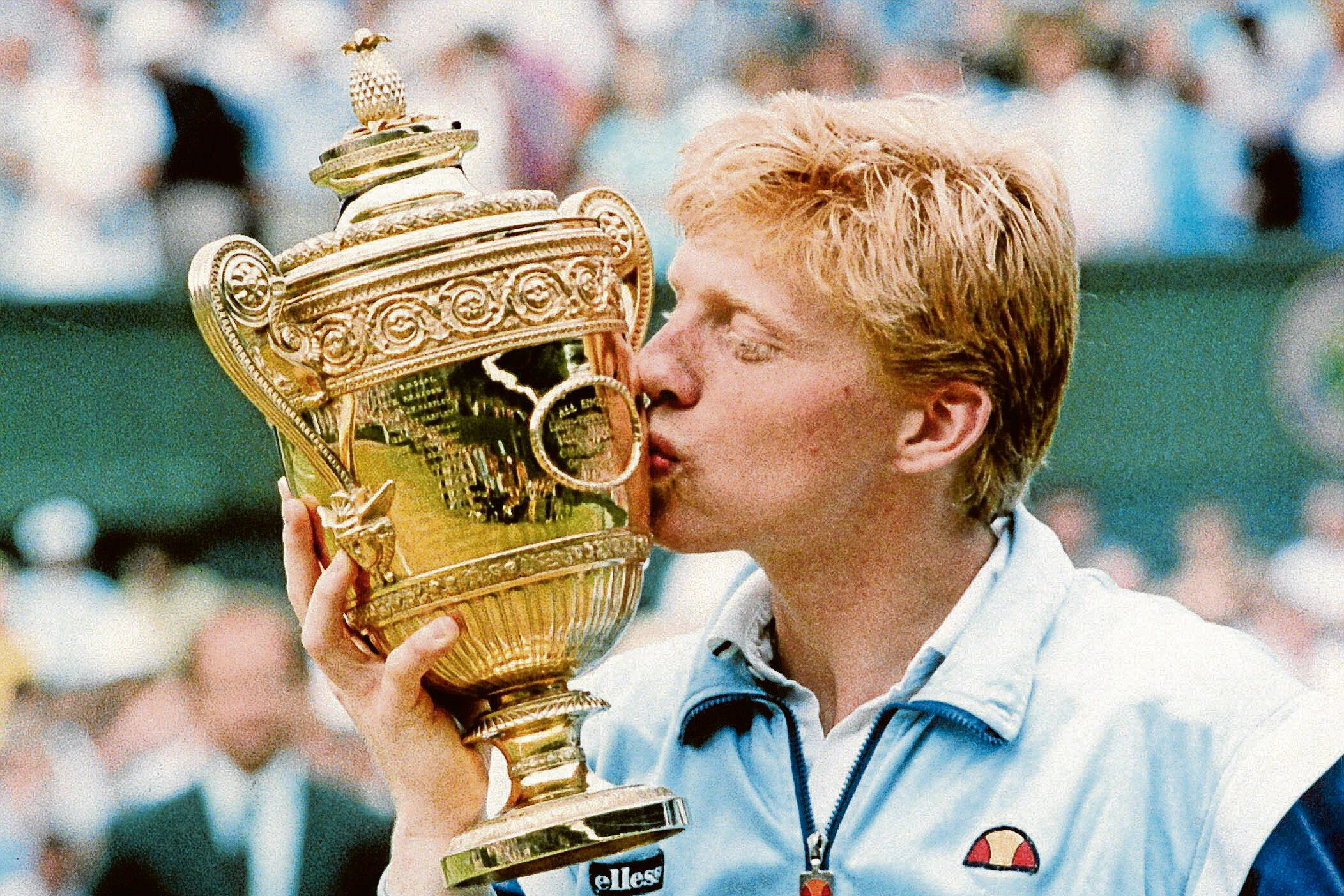 Boris Becker war mit 17 Jahren der jüngste Wimbledon-Sieger in der Geschichte des Turniers.