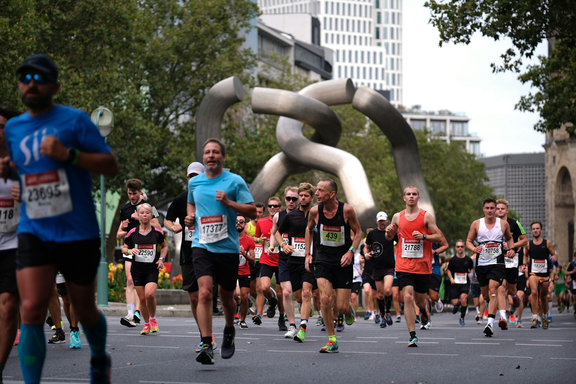 Der Berliner Halbmarathon findet am Sonntag zum 43. Mal statt. 35.000 Teilnehmer werden erwartet.