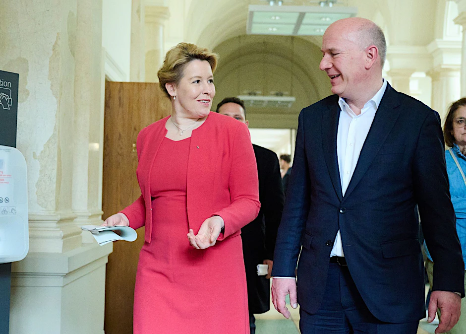 Franziska Giffey (SPD) und Kai Wegner (CDU)