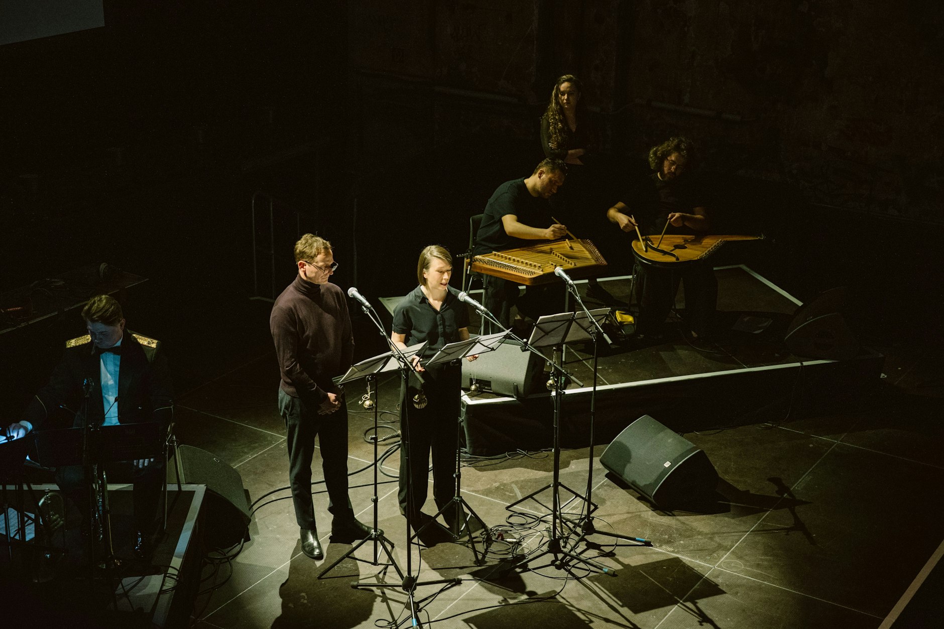 Das Eröffnungsprogramm: Das Publikum lernt die Arbeit ukrainischer Komponisten und Schriftsteller kennen.