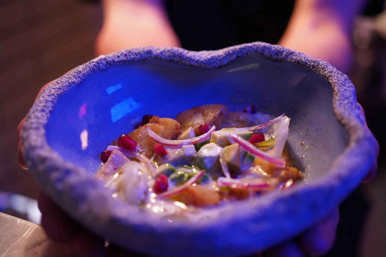 Gegrillte Ananas Ceviche
