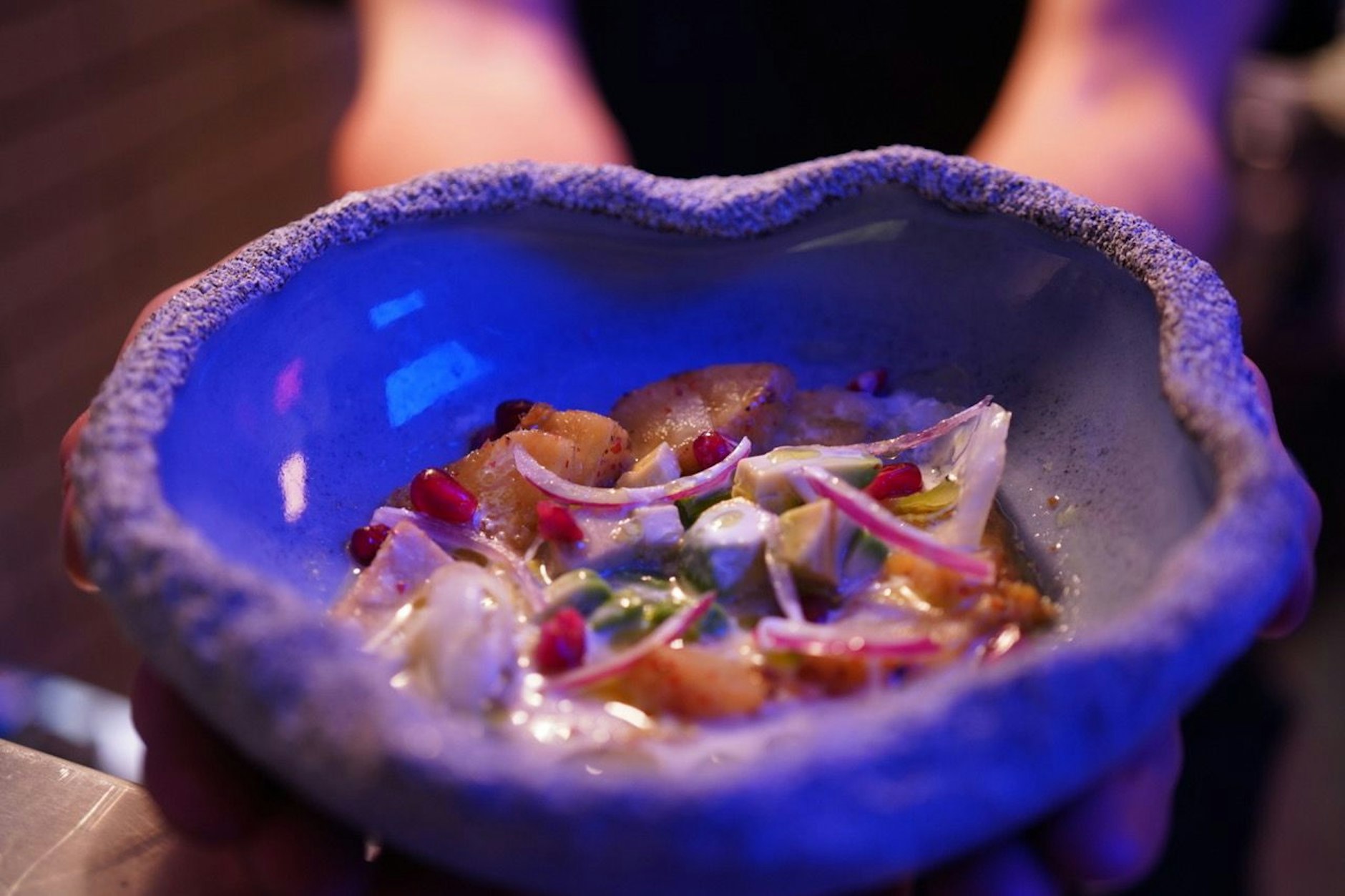 Gegrillte Ananas Ceviche