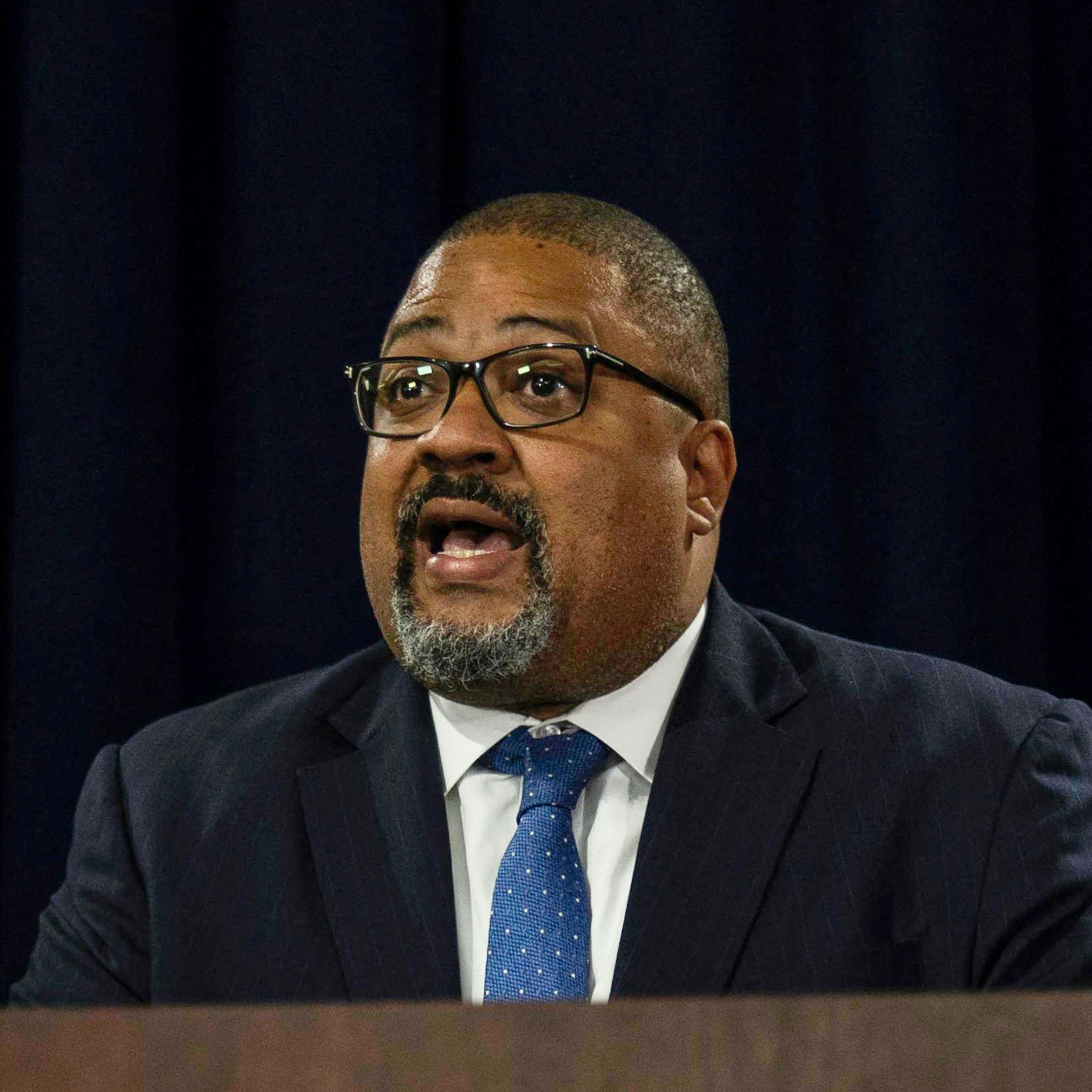 Staatsanwalt Alvin Bragg will Trump hinter Gittern sehen.