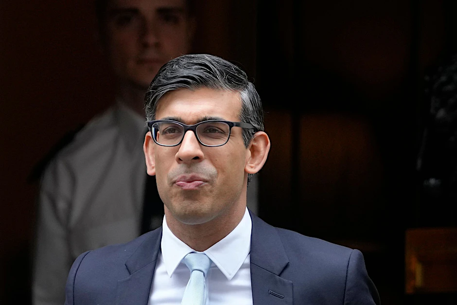 Großbritannien Premierminister Rishi Sunak in London.  